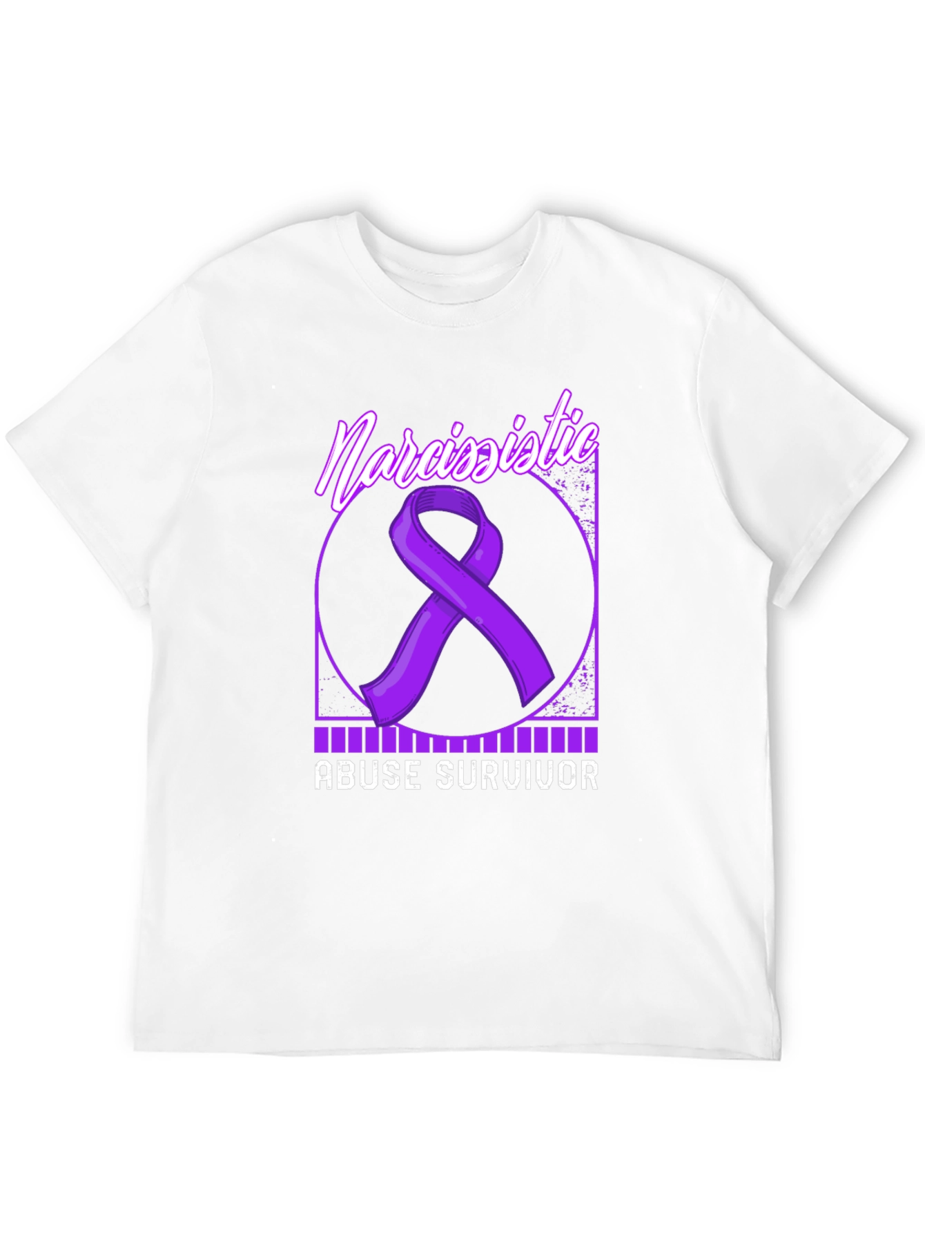 Black Narcissistic Abuse Survivor Awareness T-Shirt view 12