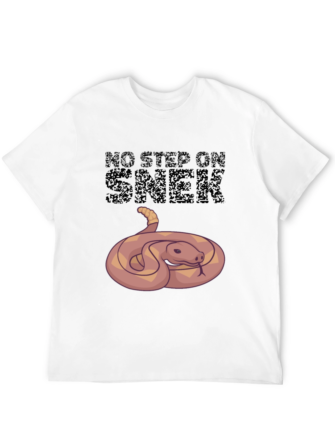 Black No Step On Snek T-Shirt view 12