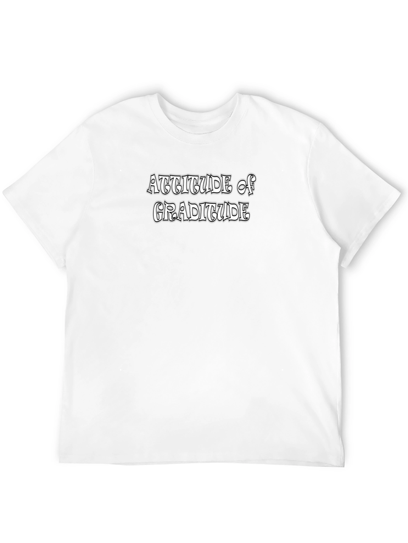 Black Attitude of Gratitude Graphic Tee view 12