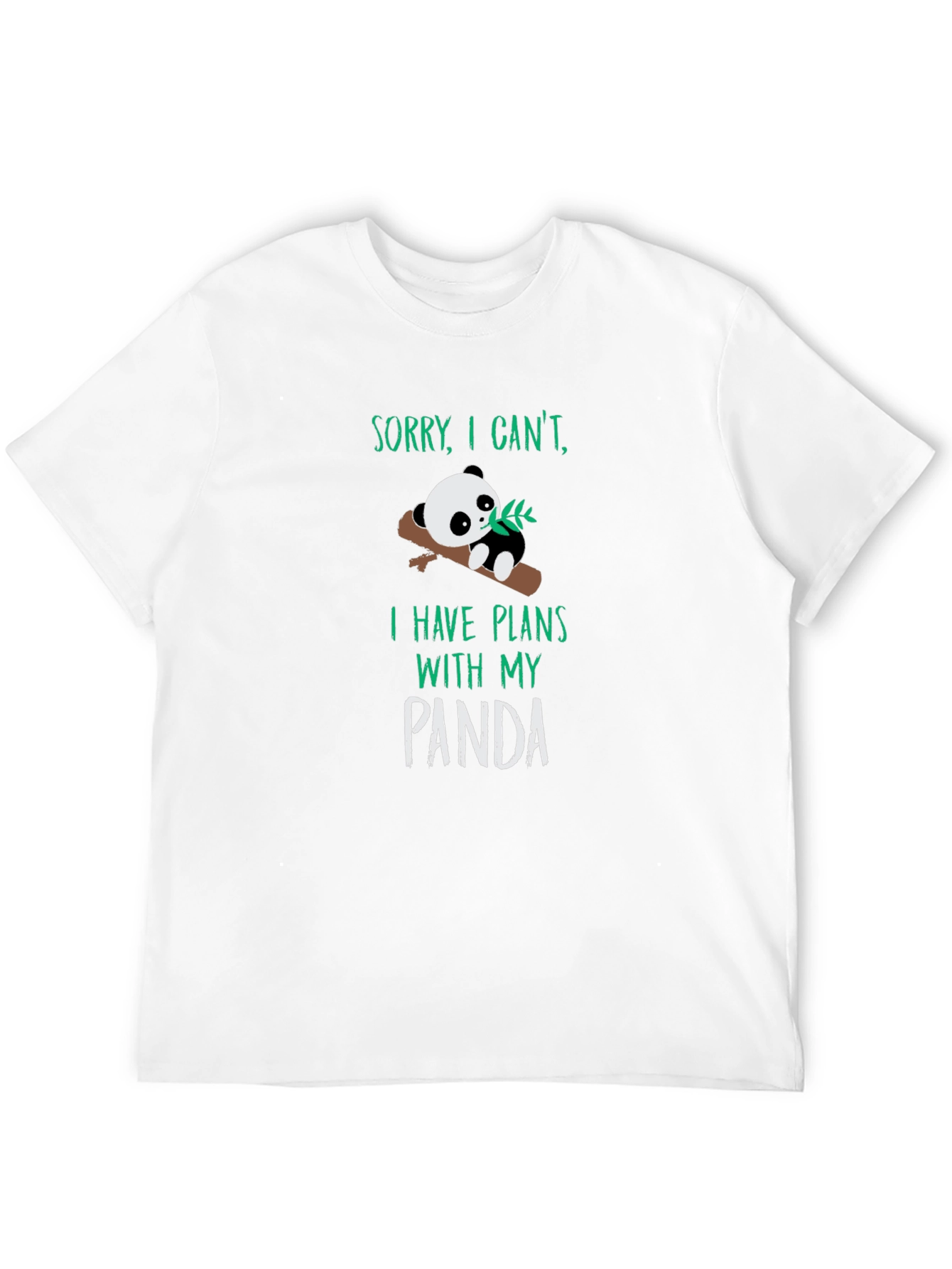 Black Panda Plans Graphic Tee - Cute & Comfy view 12