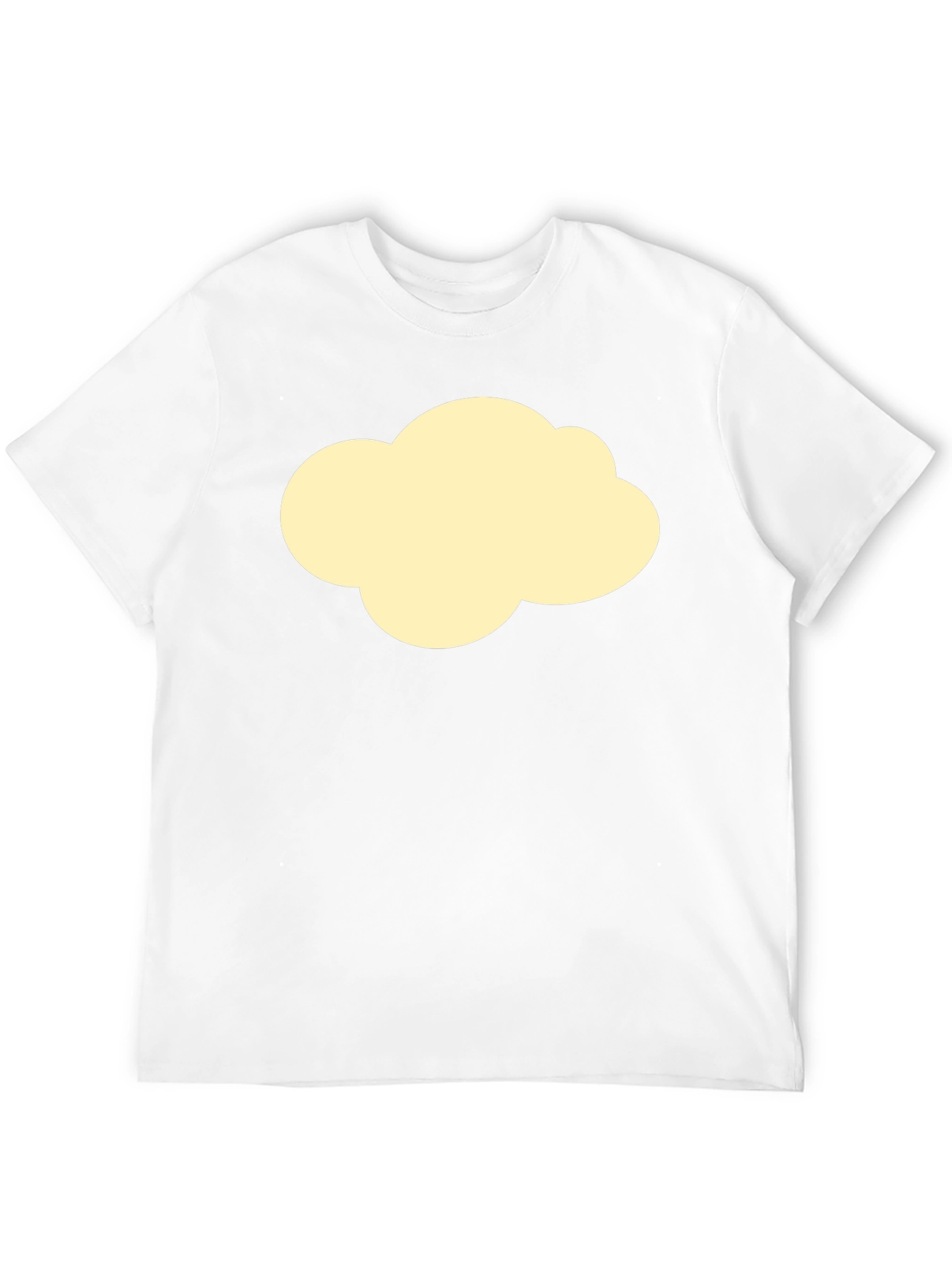 Black Cloud Graphic Tee - Black Cotton Casual T-Shirt view 12