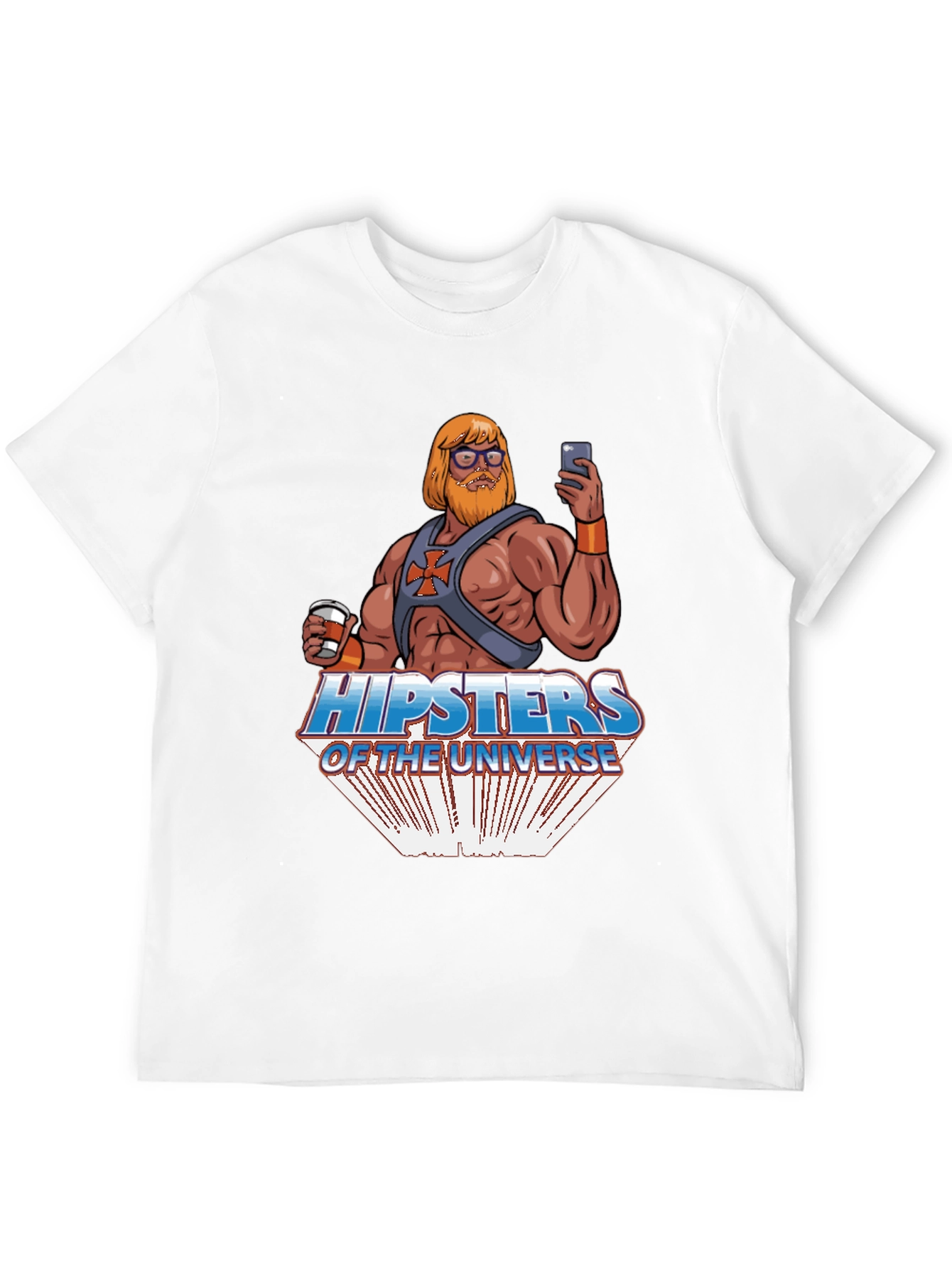 Black Hipsters of the Universe Graphic Tee view 12