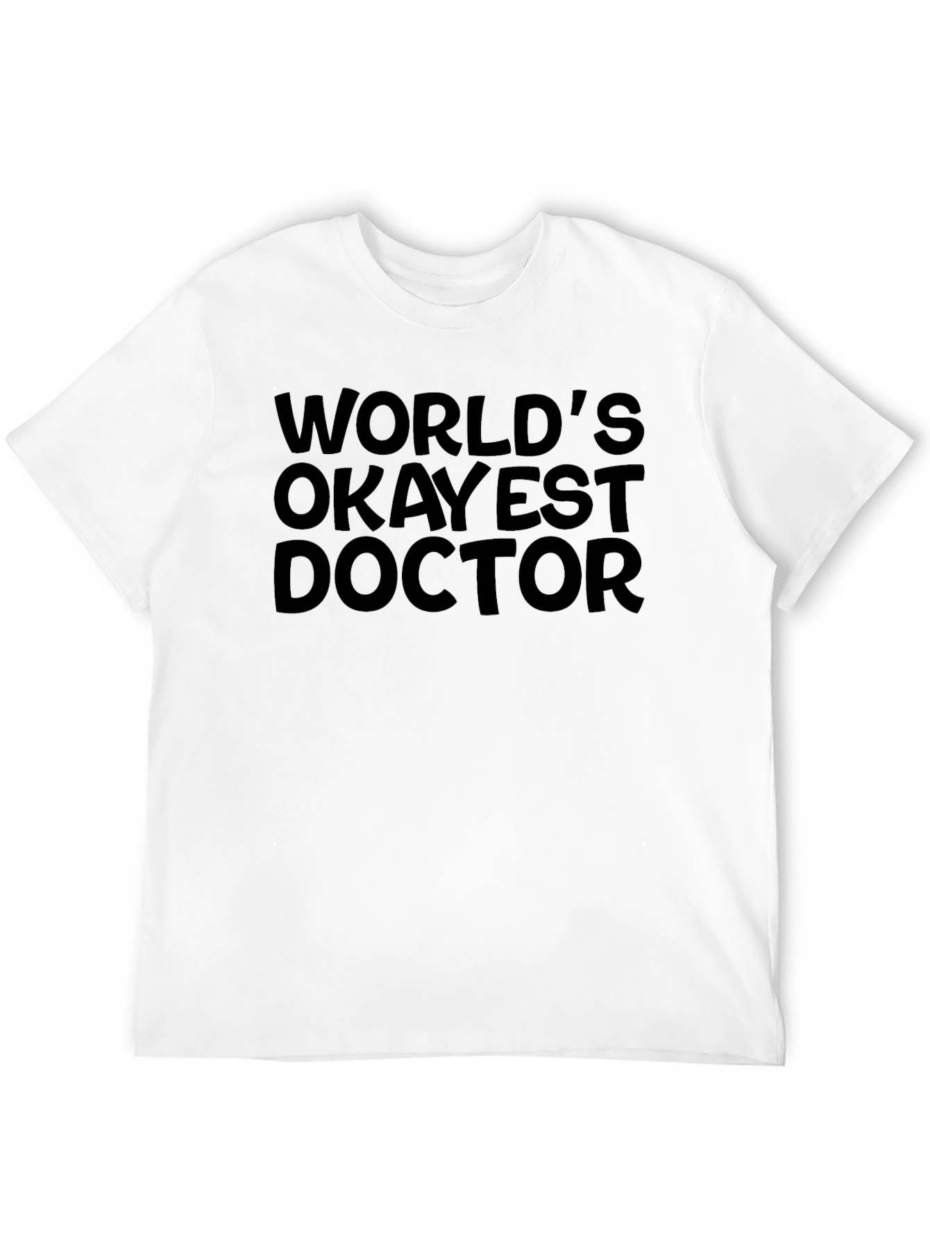 Black World's Okayest Doctor Graphic Tee view 12