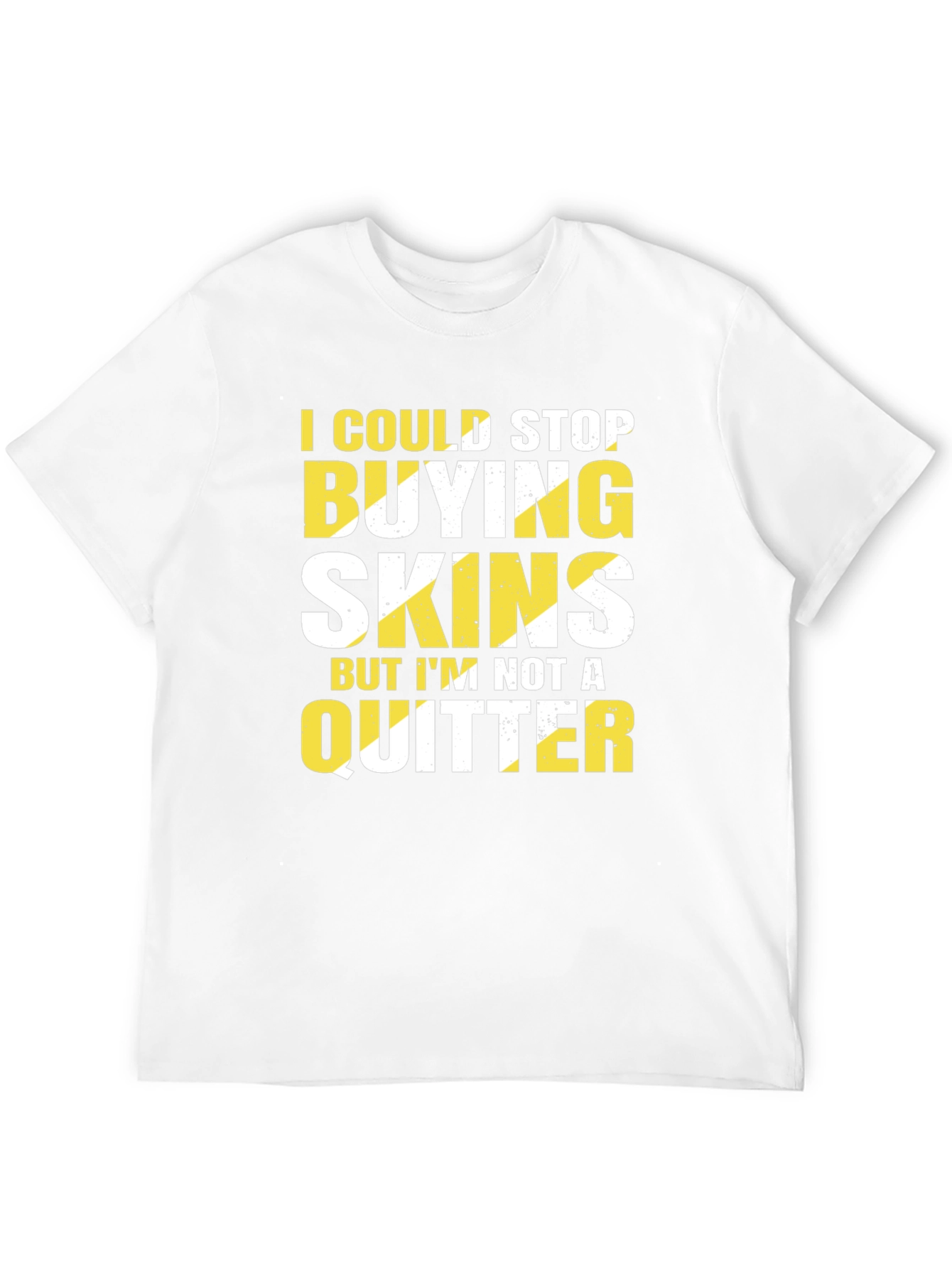 Black Funny Gamer T-Shirt - I Could Stop Buying Skins view 12