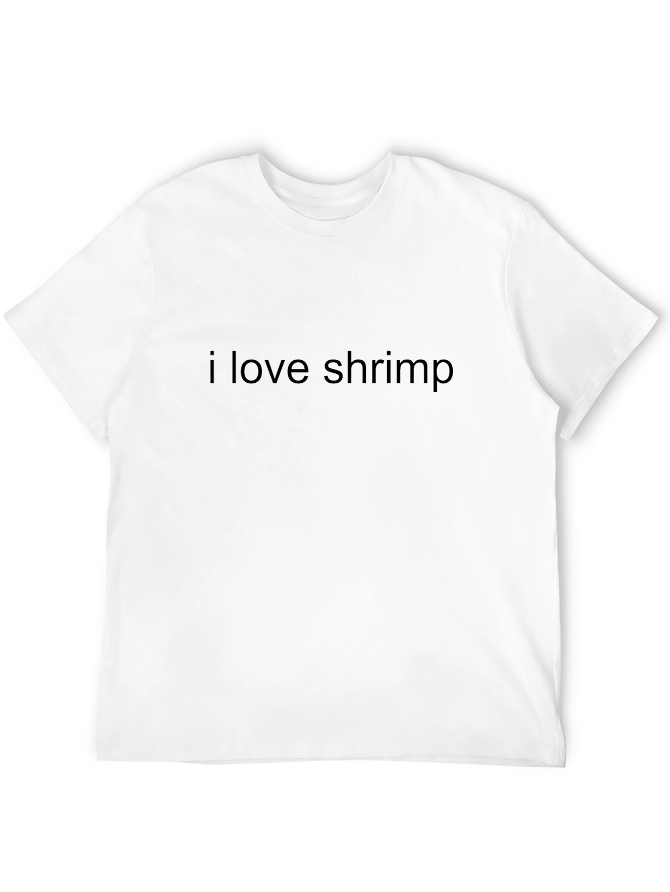 Black I Love Shrimp Graphic Tee - Premium Soft Cotton T-Shirt view 12