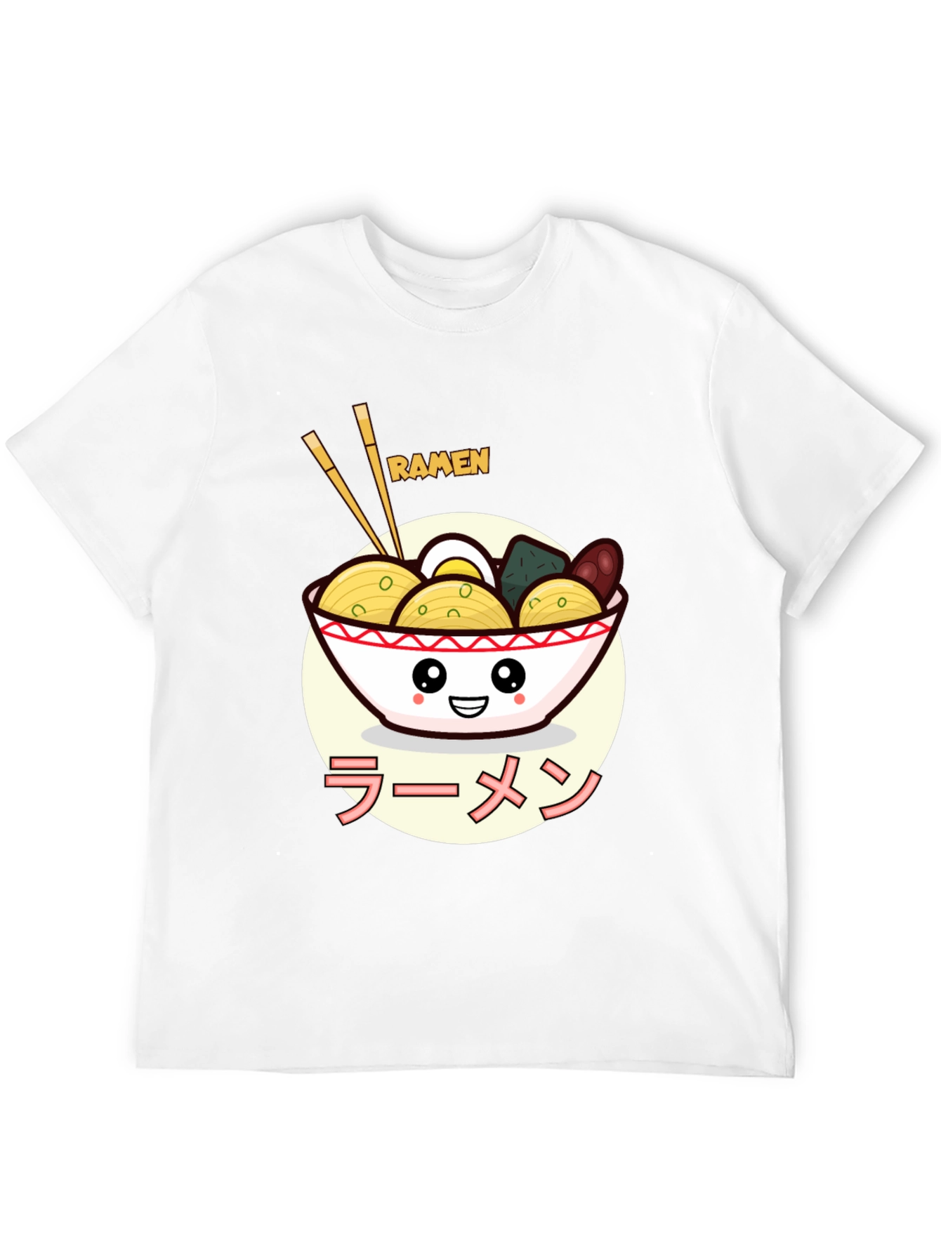Ramen Bowl Graphic Tee - Cute Anime Food T-Shirt - 12