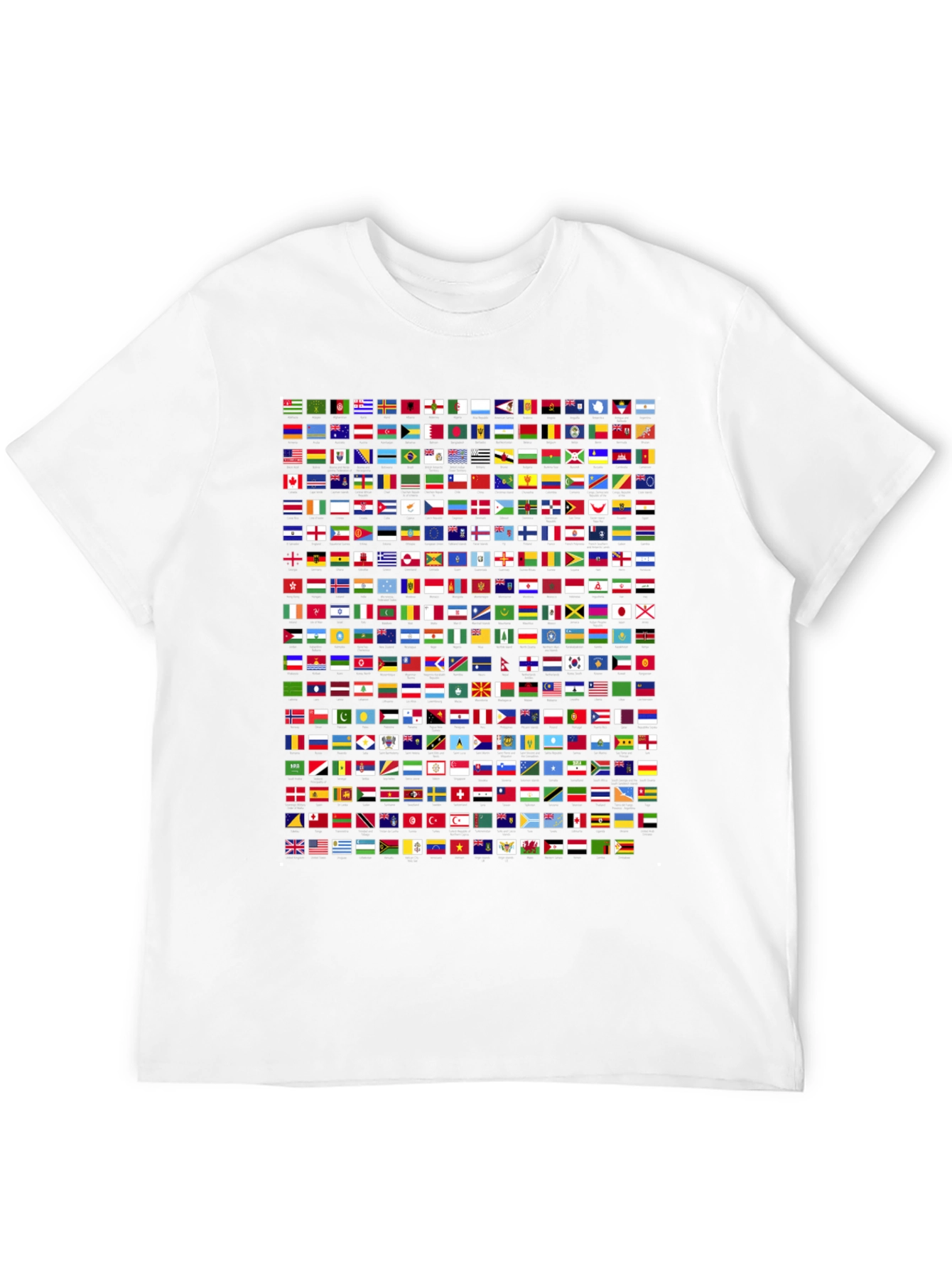 Black Flags of the World Graphic T-Shirt - Black view 12