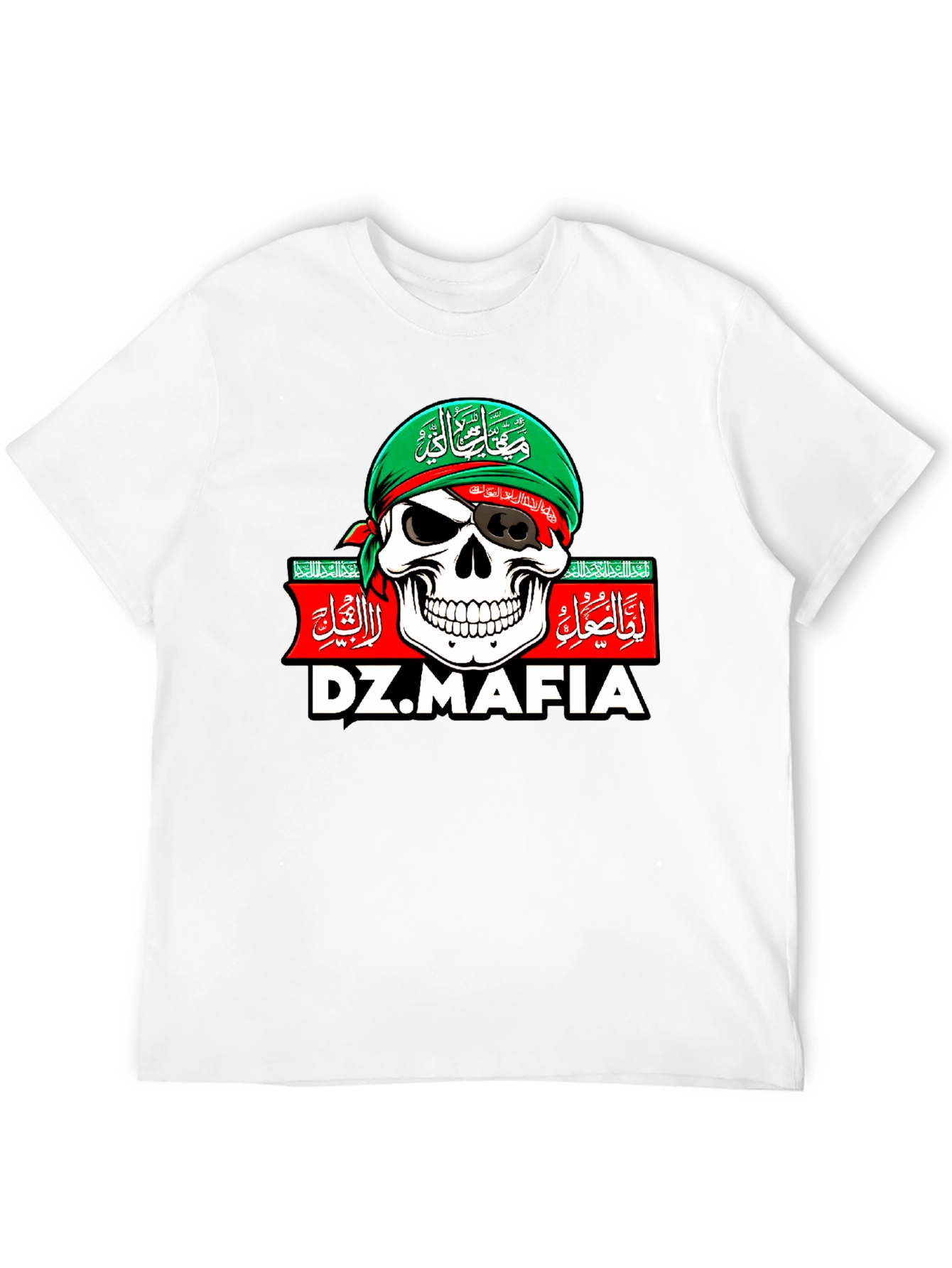 Black DZ.MAFIA Skull T-Shirt view 12