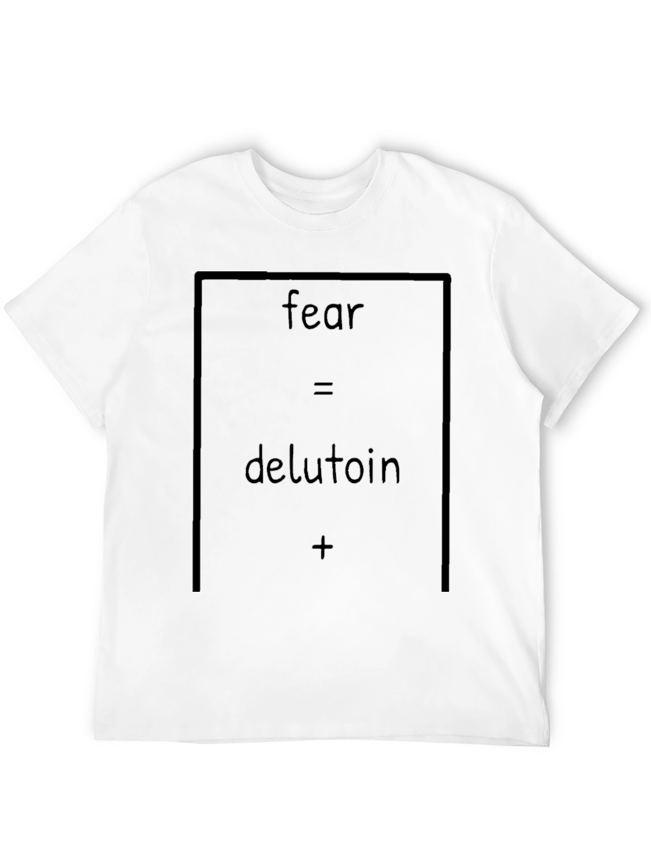 Black Fear Delusion Graphic T-Shirt - Soft Cotton Tee view 12