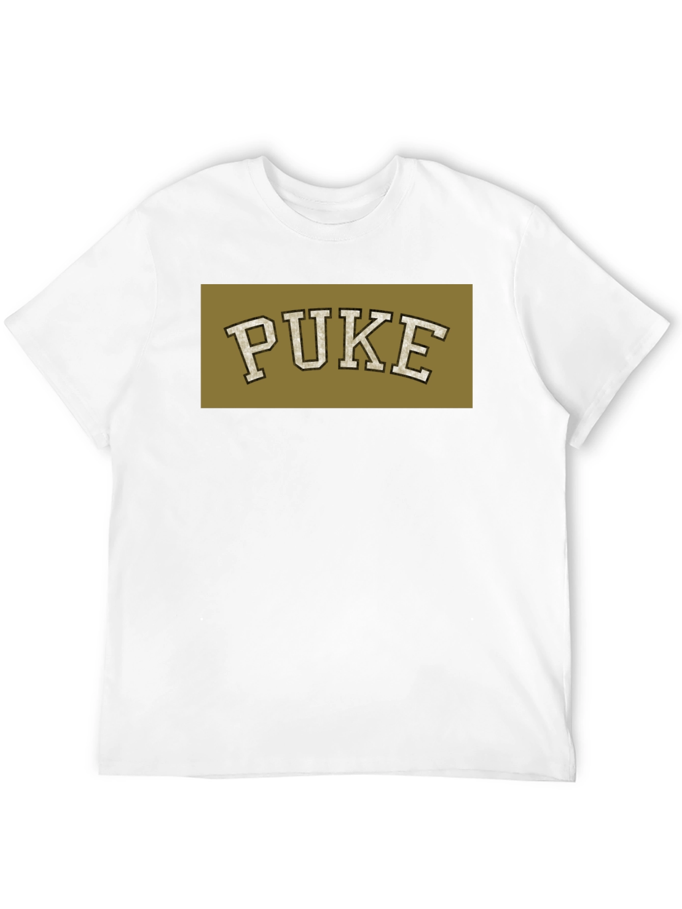 Black Puke Graphic Black T-Shirt - Novelty Humor Tee view 12