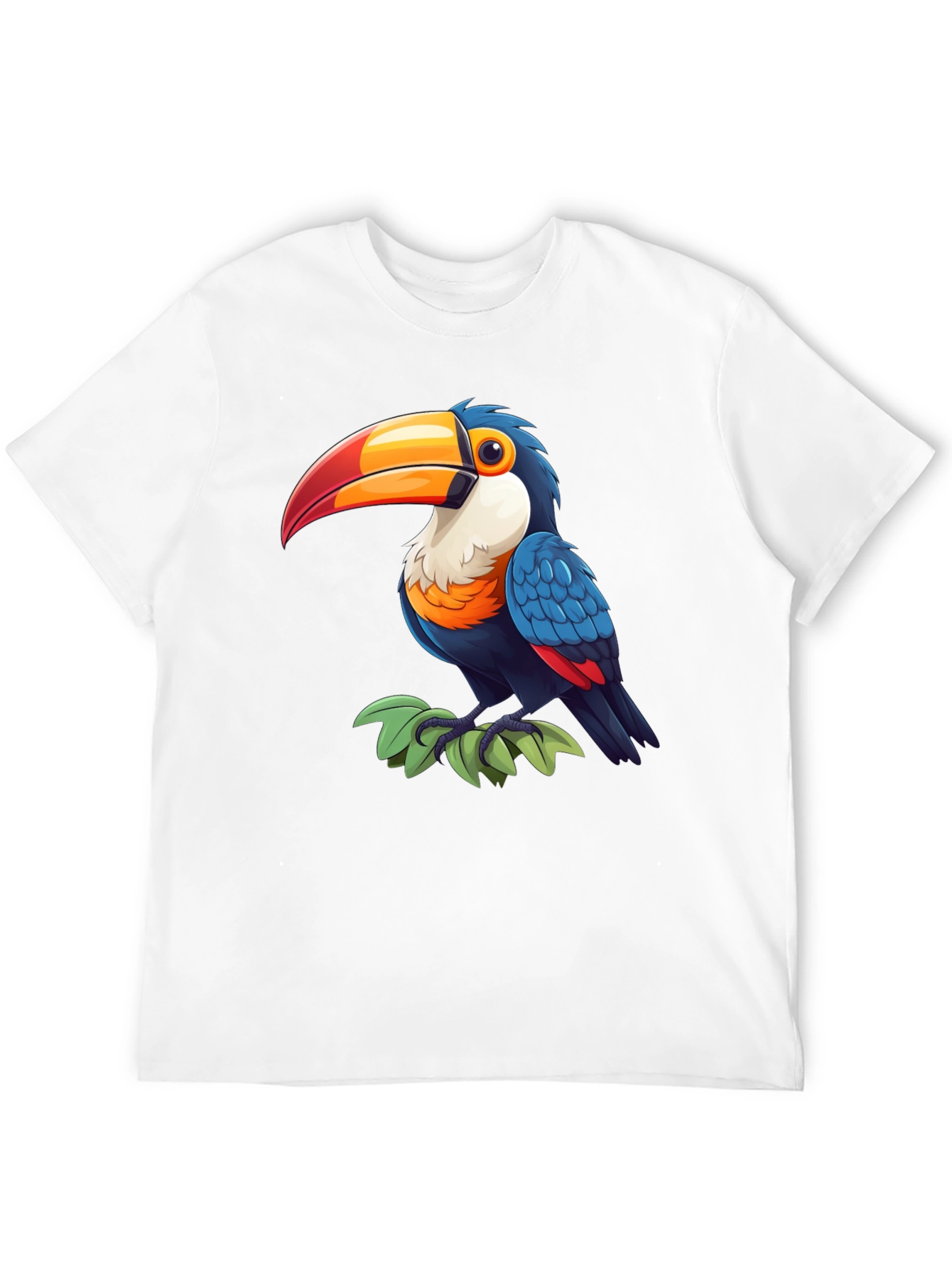 Black Toucan Graphic Tee - Tropical Bird Shirt view 12