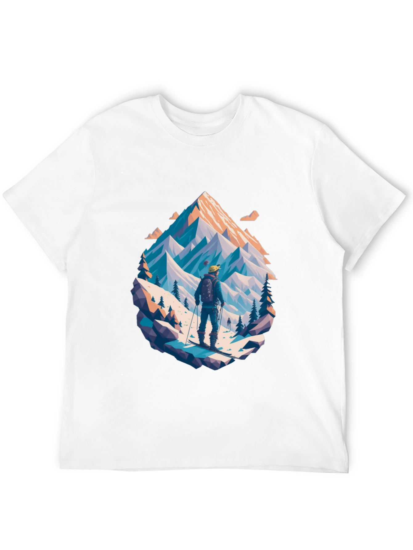 Mountain Adventure Graphic Tee - Stylish Black T-Shirt - 12