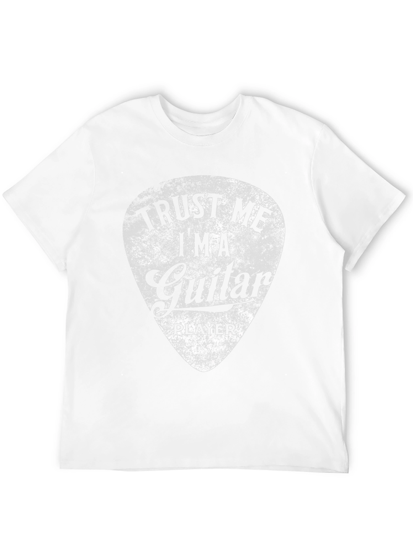 Black Trust Me Guitar Player Black Graphic T-Shirt view 12
