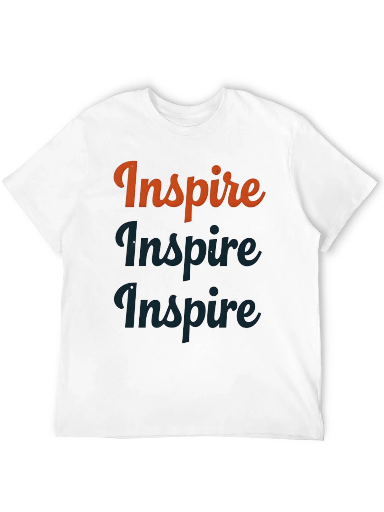 Black Inspire Graphic Print T-Shirt view 12