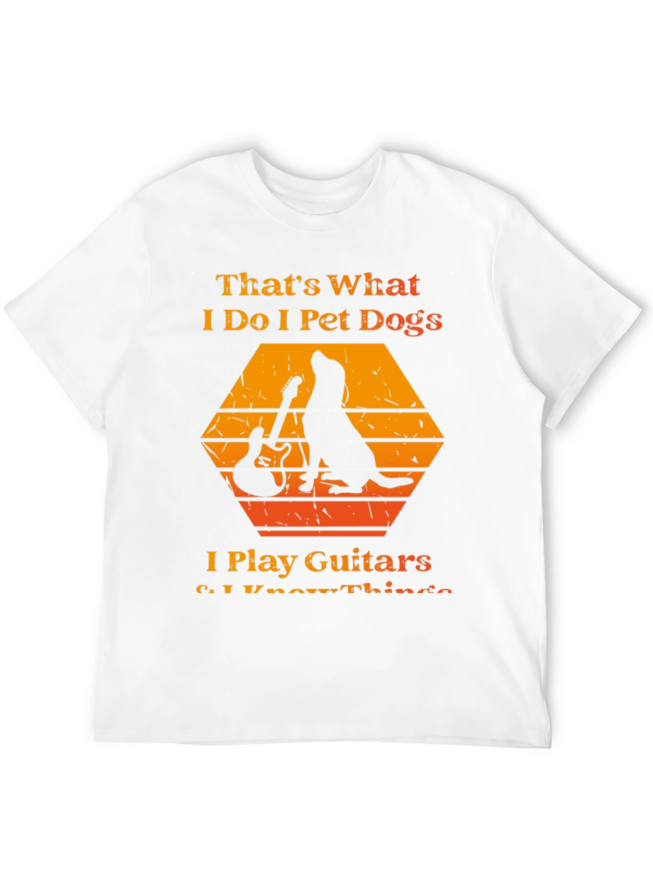 Black Dog & Guitar T-Shirt: That's What I Do view 12