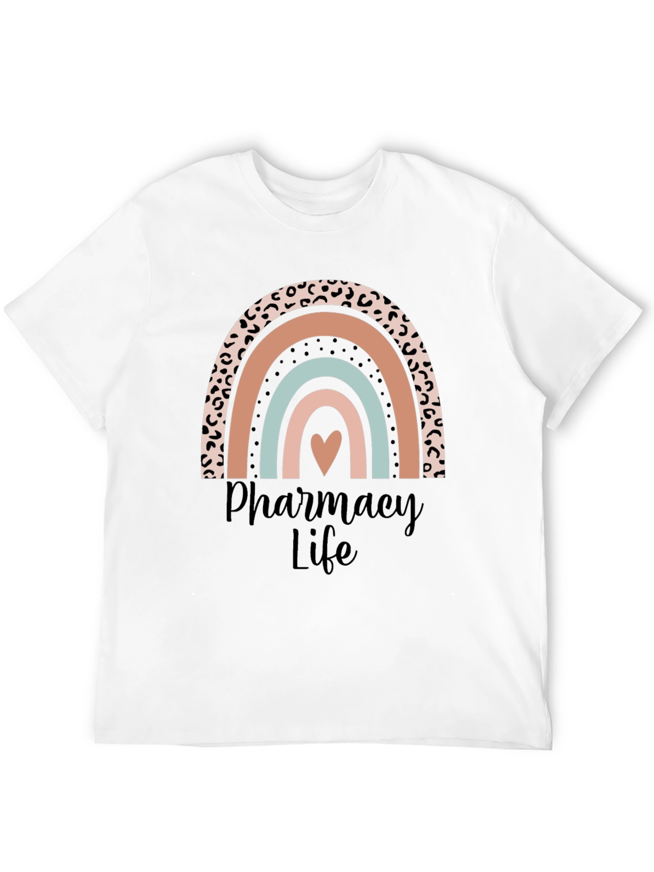 Black Pharmacy Life Rainbow Graphic Tee view 12