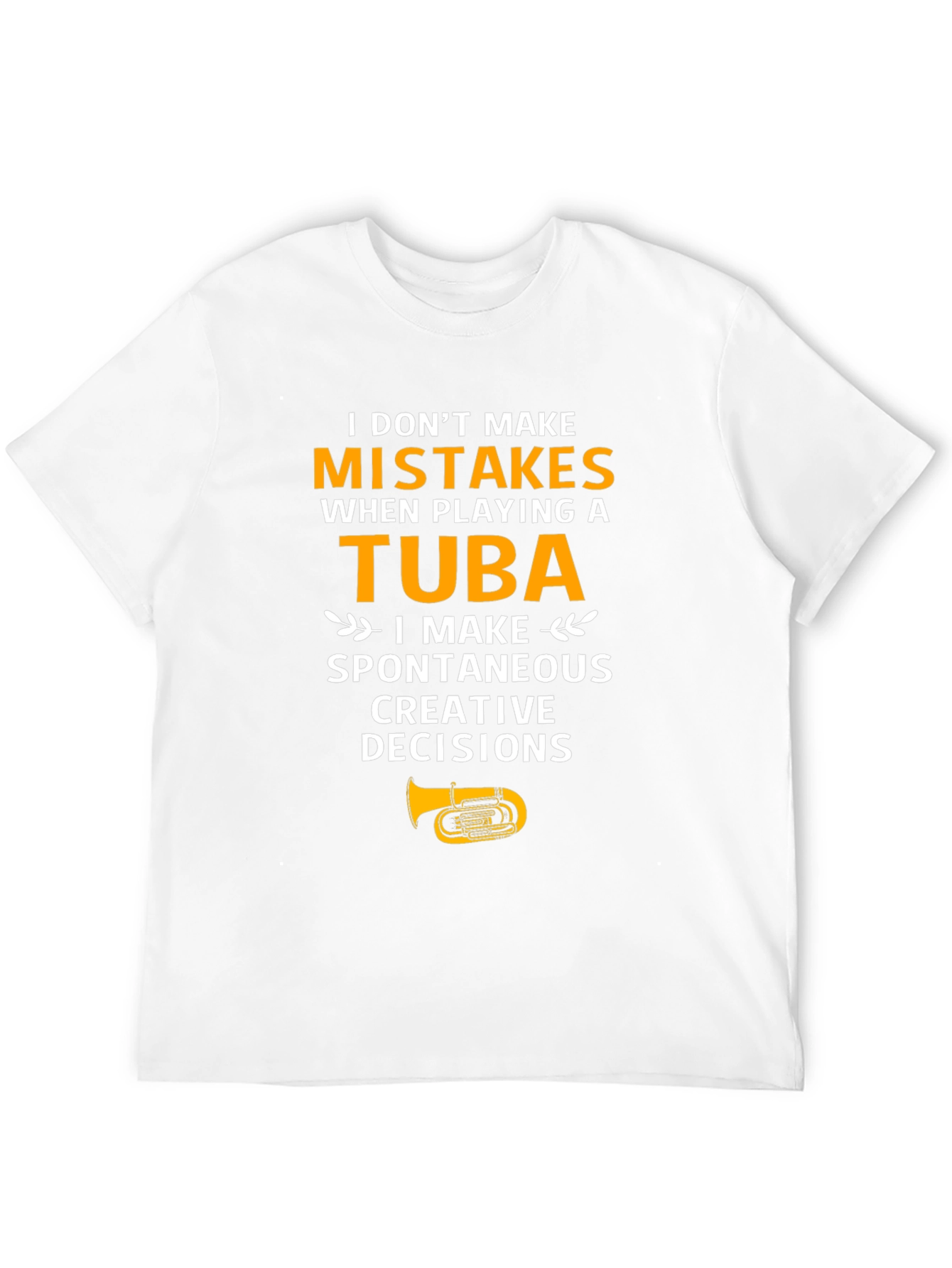 Black Funny Tuba Player T-Shirt view 12