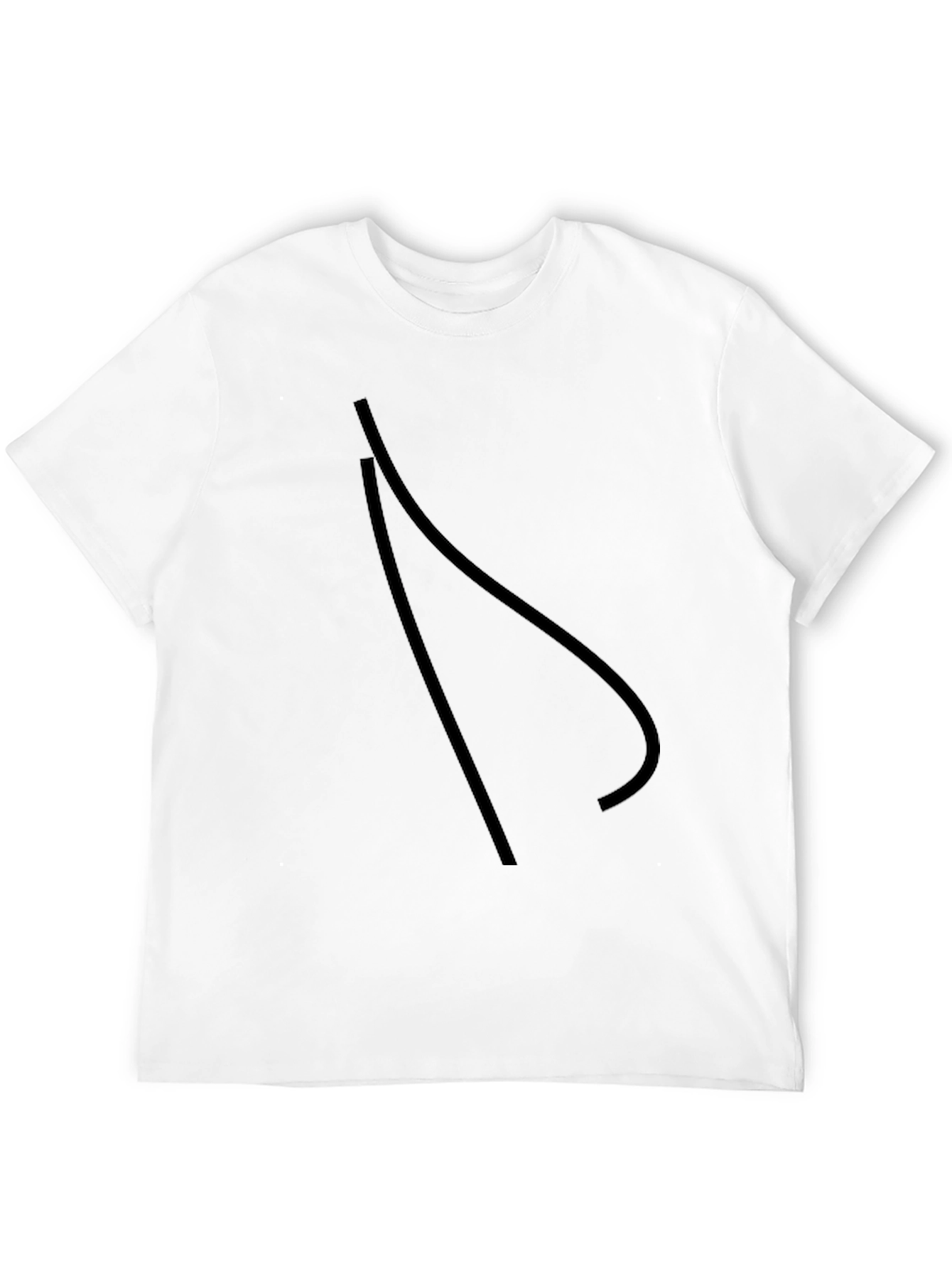 Black Modern Graphic Black T-Shirt view 12