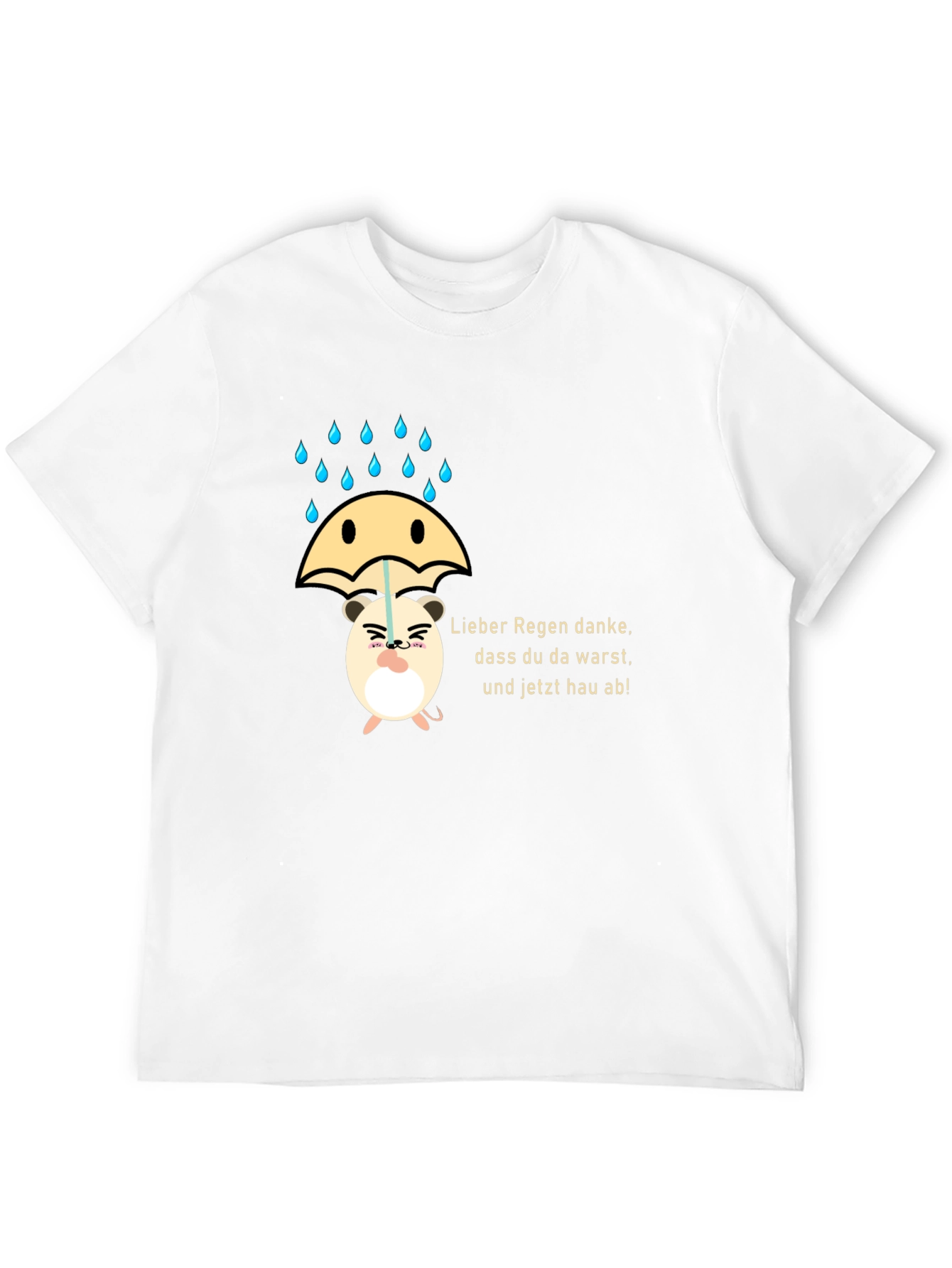 Funny Hamster Rain T-Shirt - 12