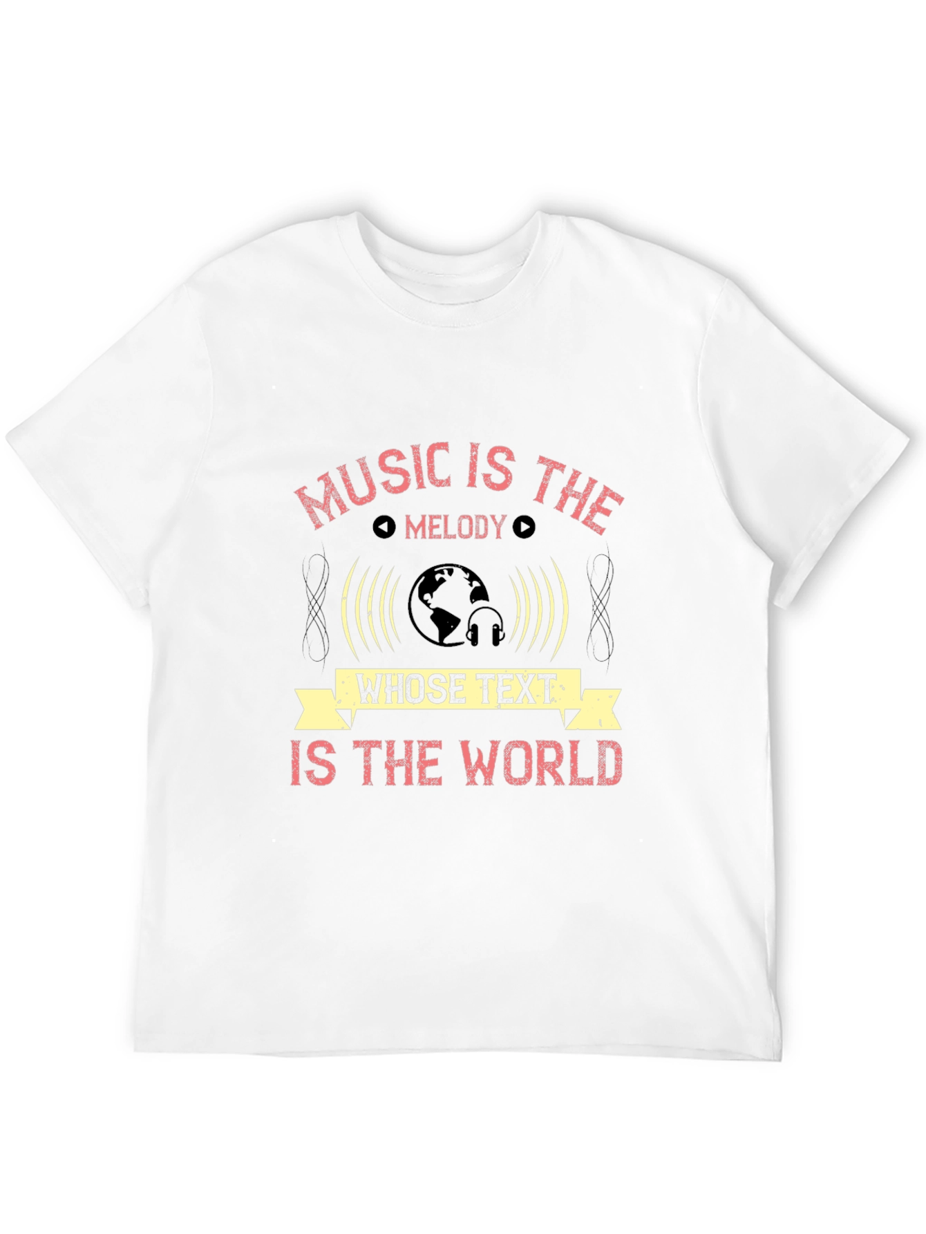 Black Music is the Melody T-Shirt view 12