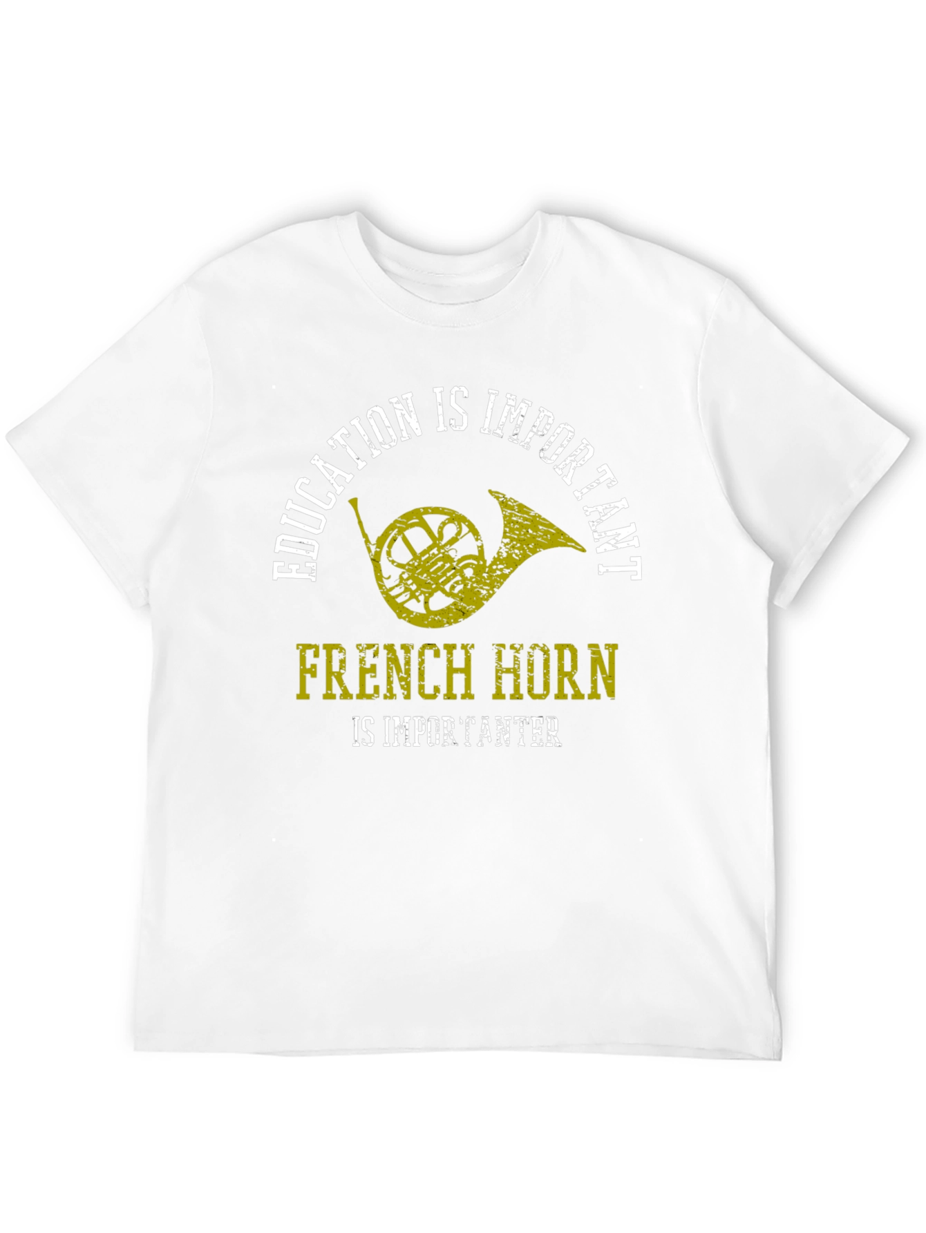 Black French Horn is Importanter Graphic T-Shirt view 12