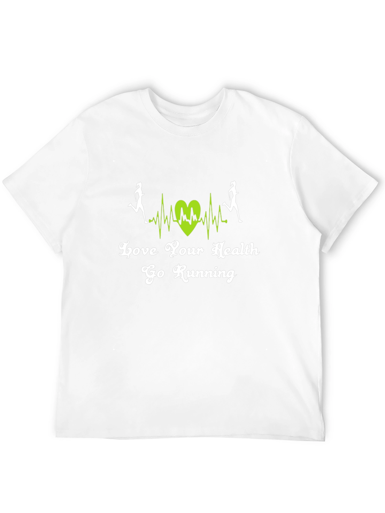 Black Love Your Health Go Running T-Shirt view 12