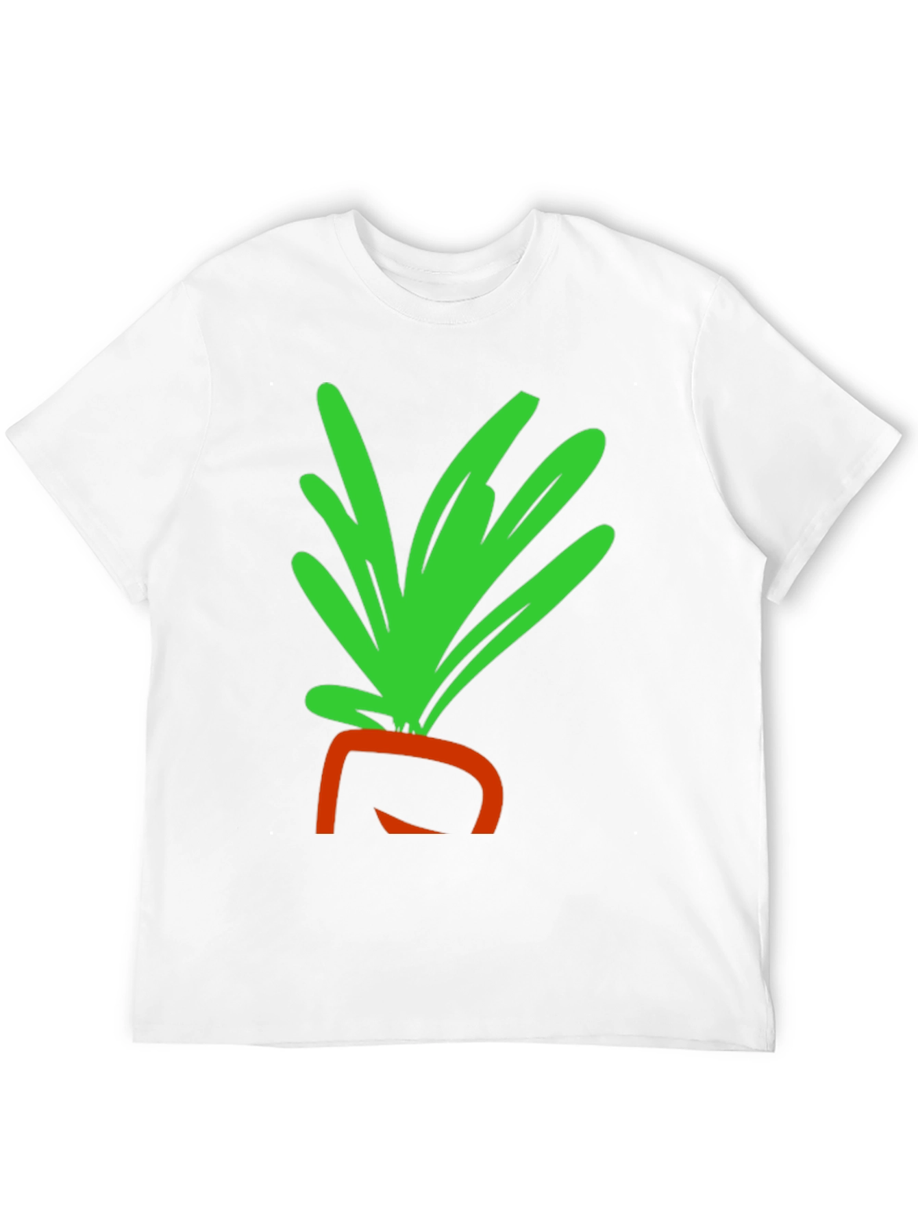 Black Whimsical Carrot Graphic Tee - Black Cotton T-Shirt view 12