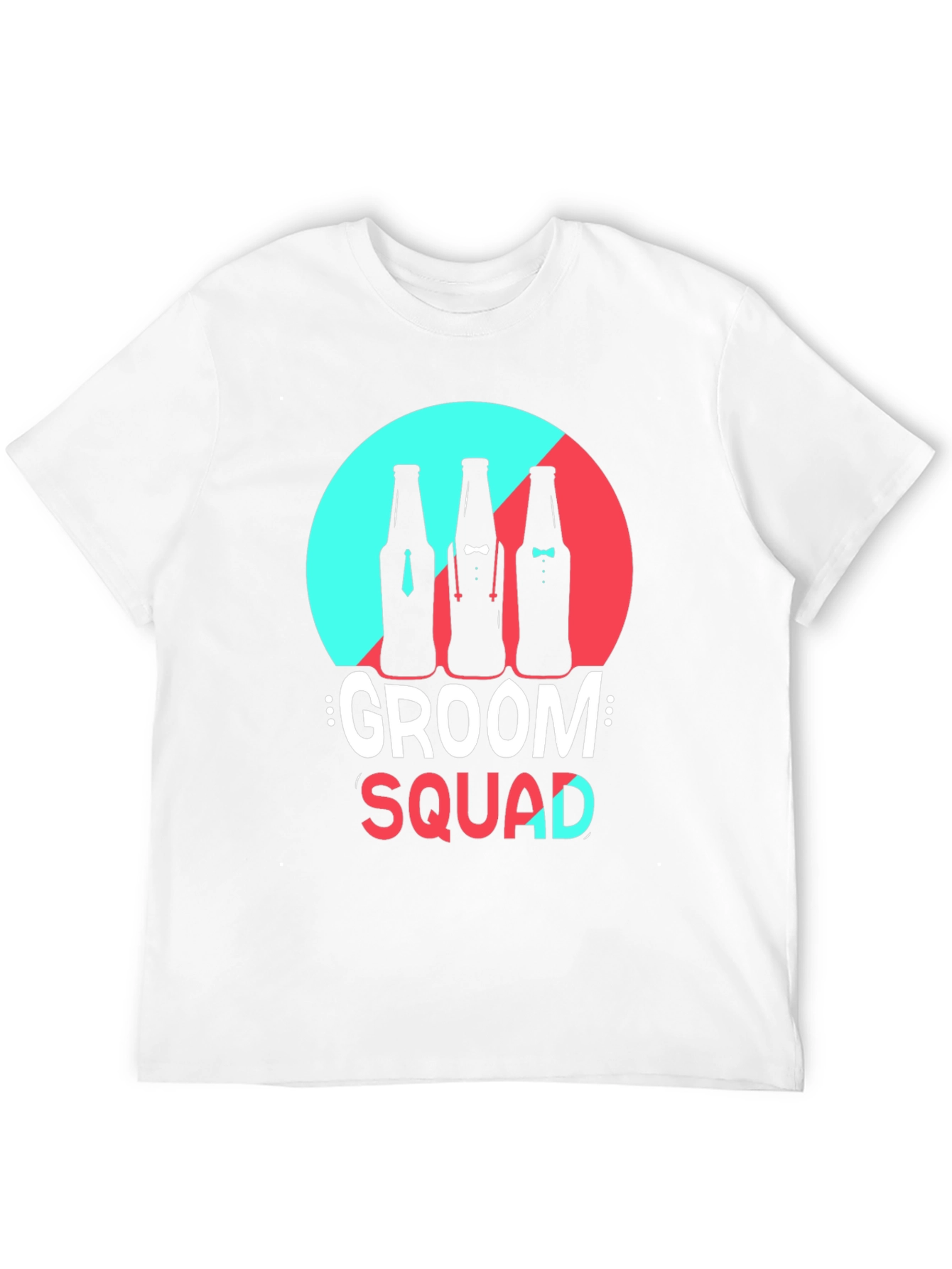 Black Groom Squad Graphic T-Shirt view 12
