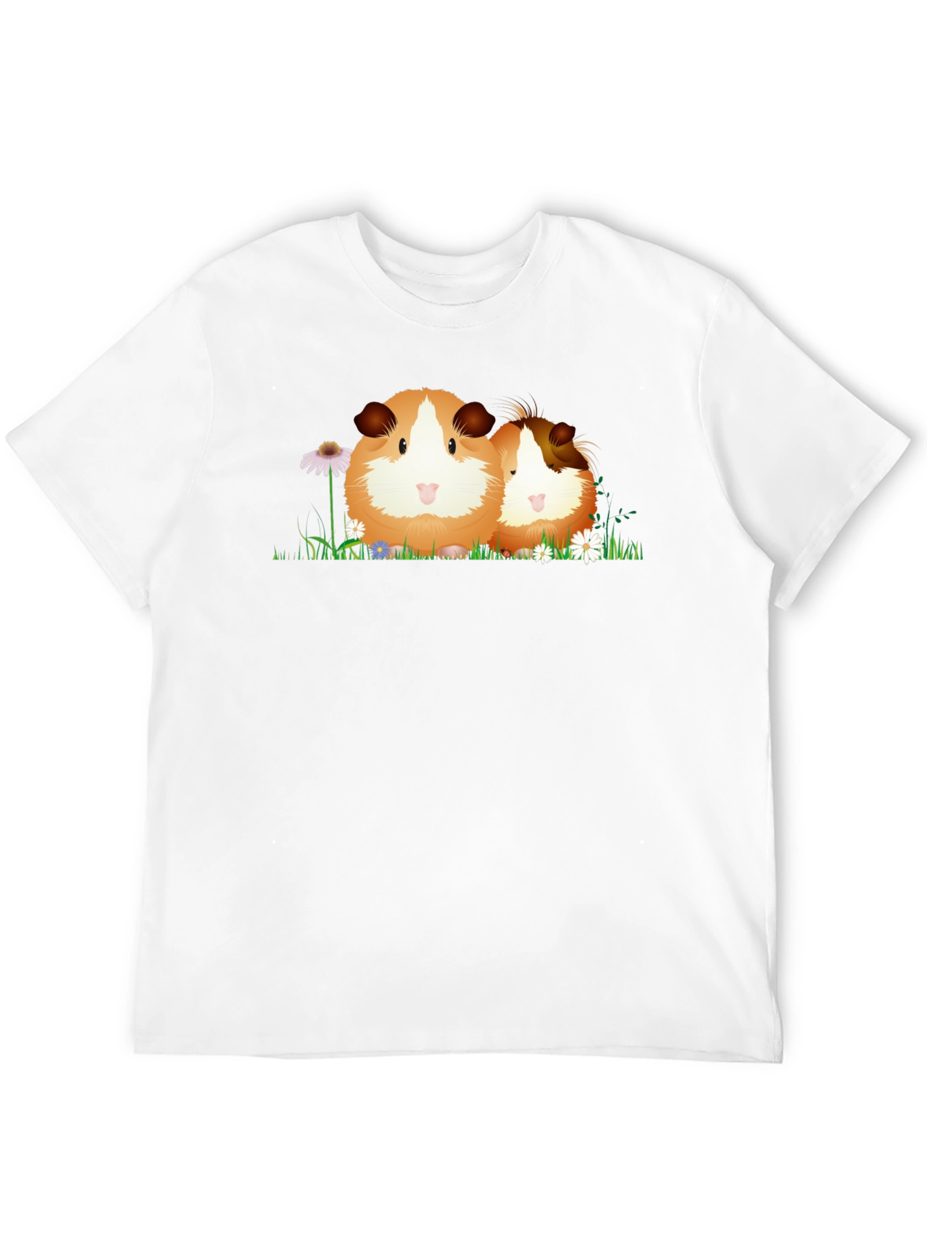 Black Guinea Pig Graphic Tee - Cute Animal Lover Shirt view 12