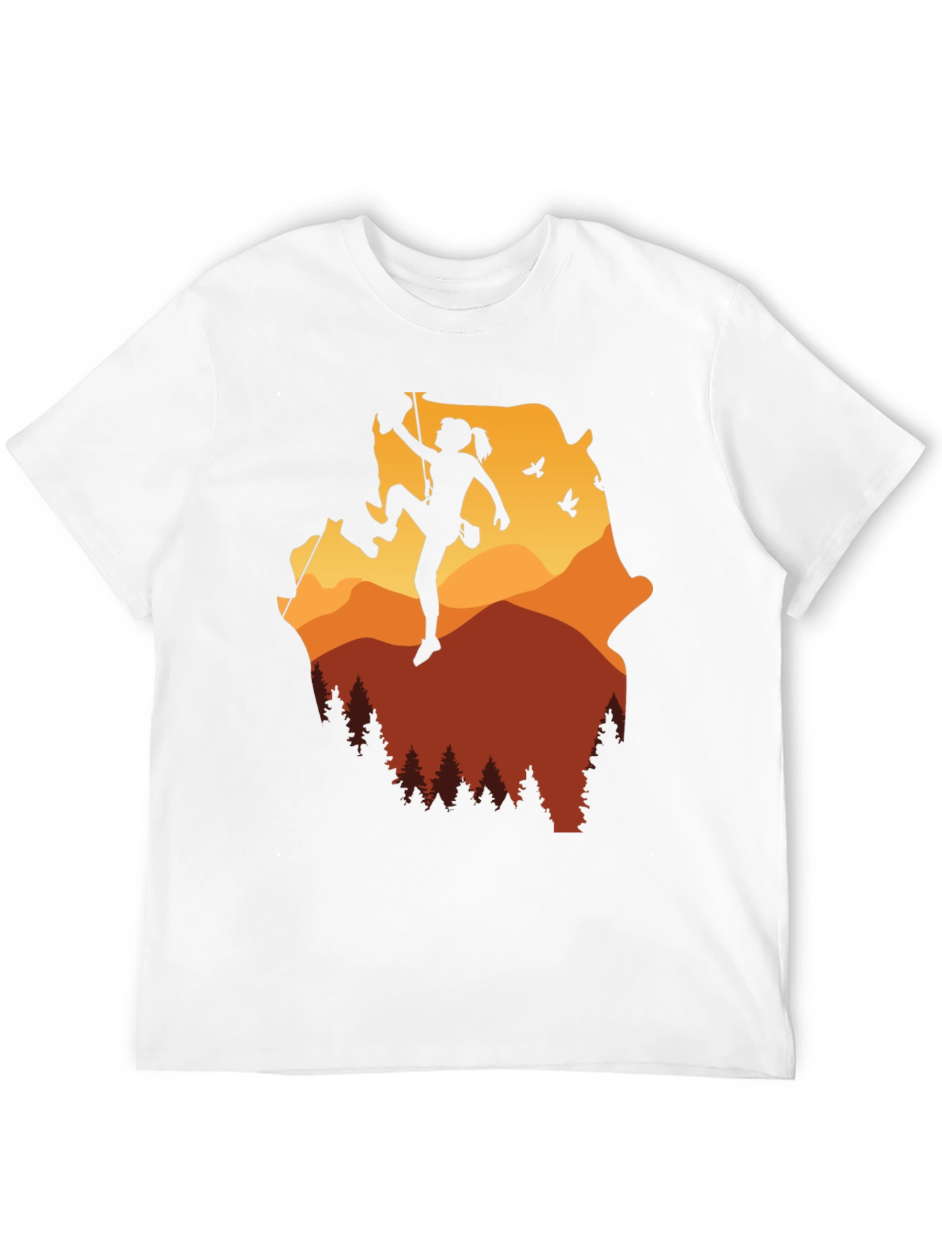 Black Mountain Climbing Graphic Tee - Adventure Awaits view 12