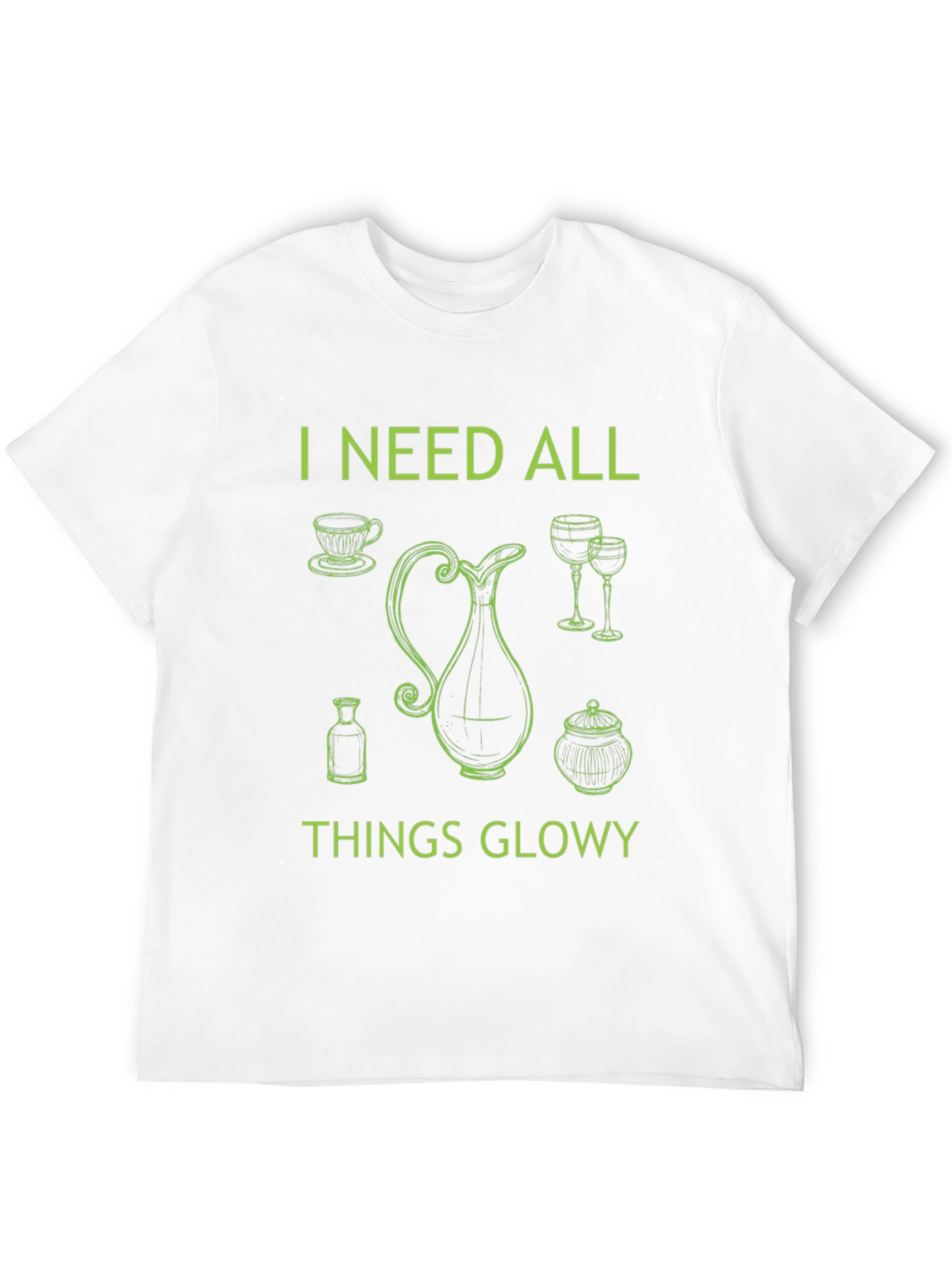 Black I Need All Things Glowy T-Shirt - Black view 12