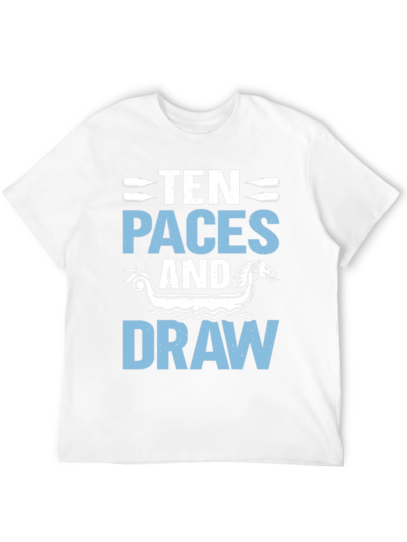 Black Ten Paces and Draw Graphic Tee view 12