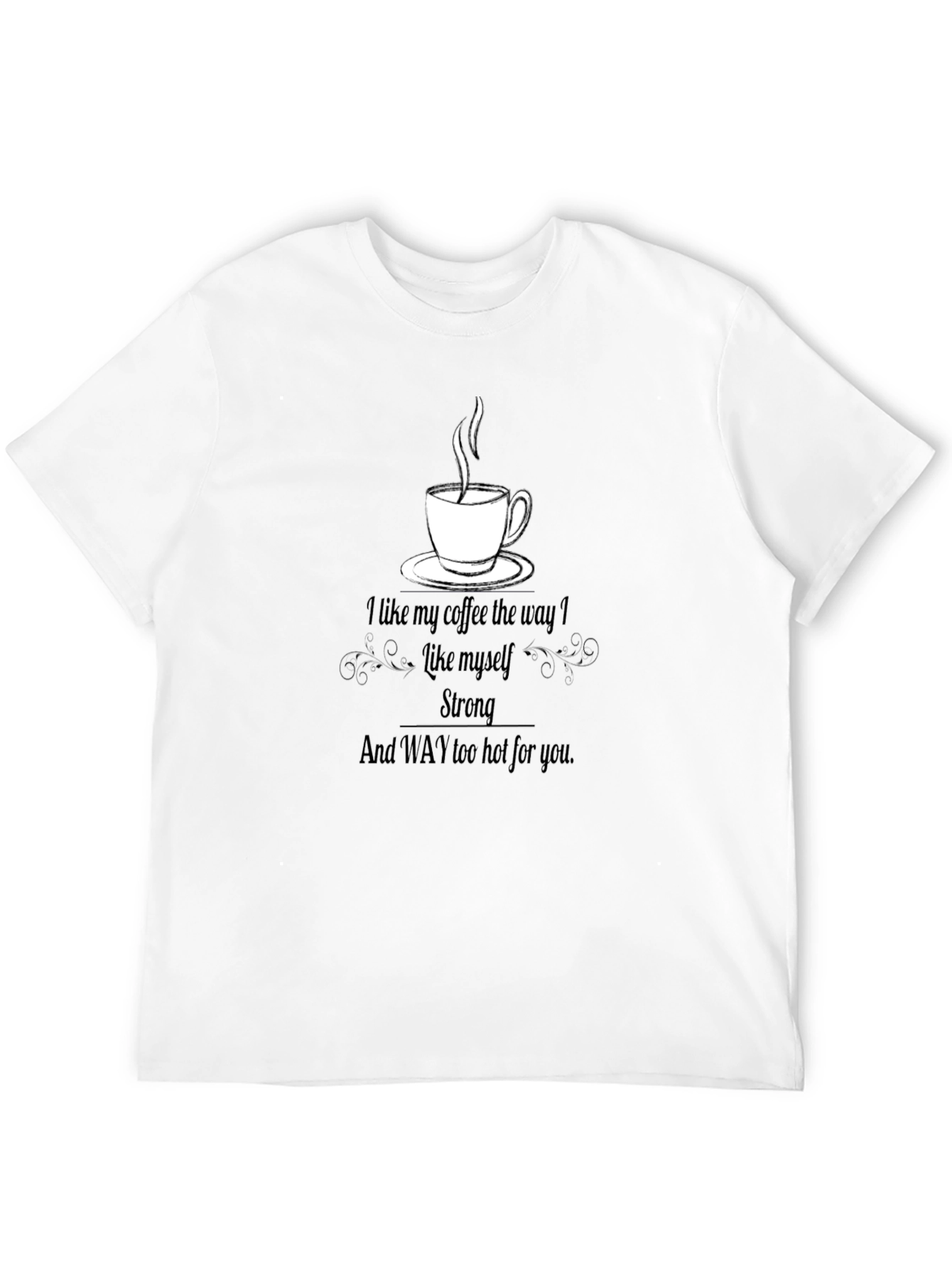 Black Coffee Lover's Black Graphic T-Shirt view 12