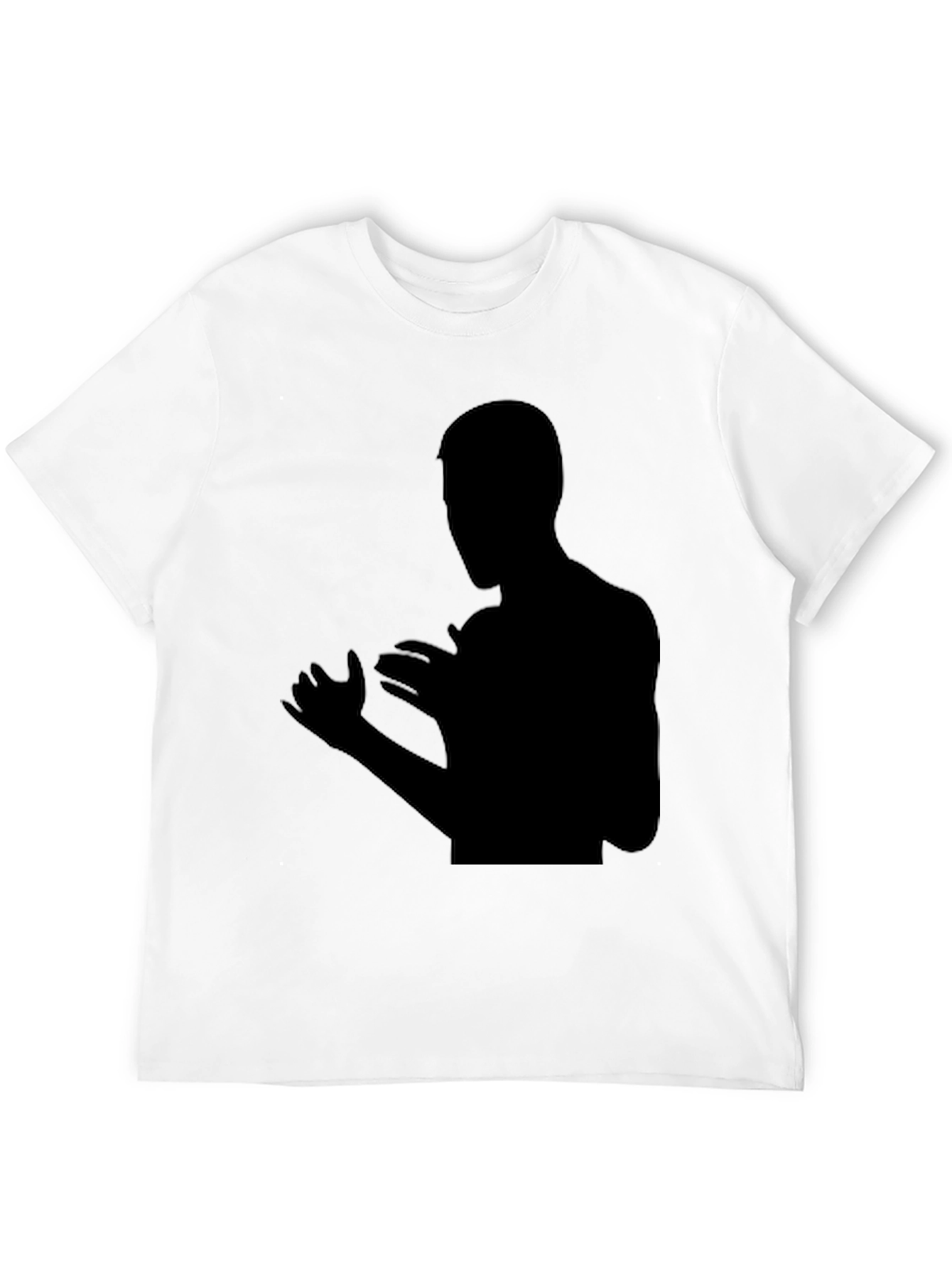 Black Black Silhouette Graphic Tee - Modern Fit view 12