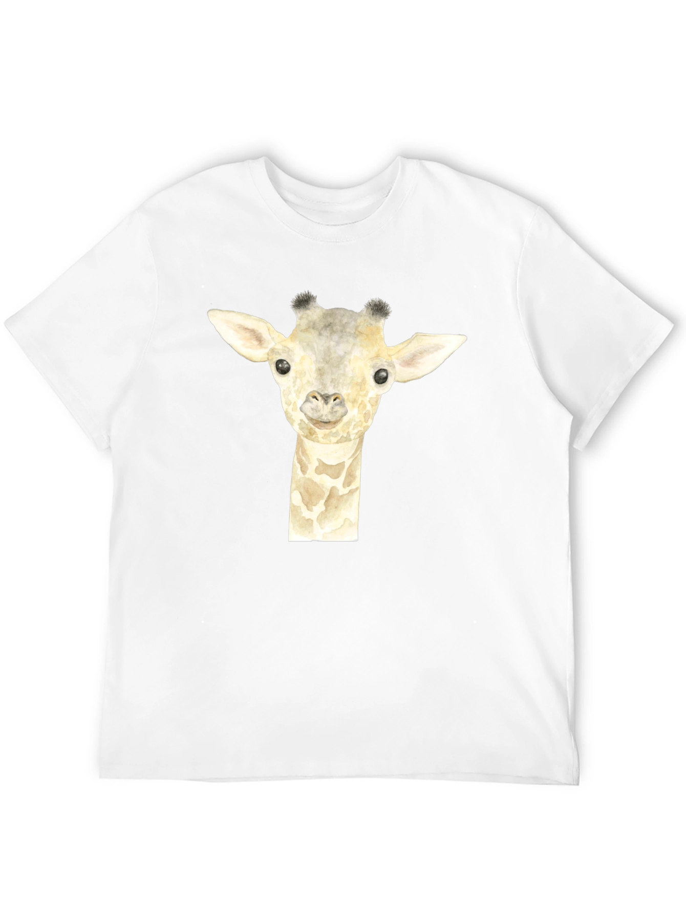 Black Giraffe Graphic Tee - Men's Black T-Shirt view 12
