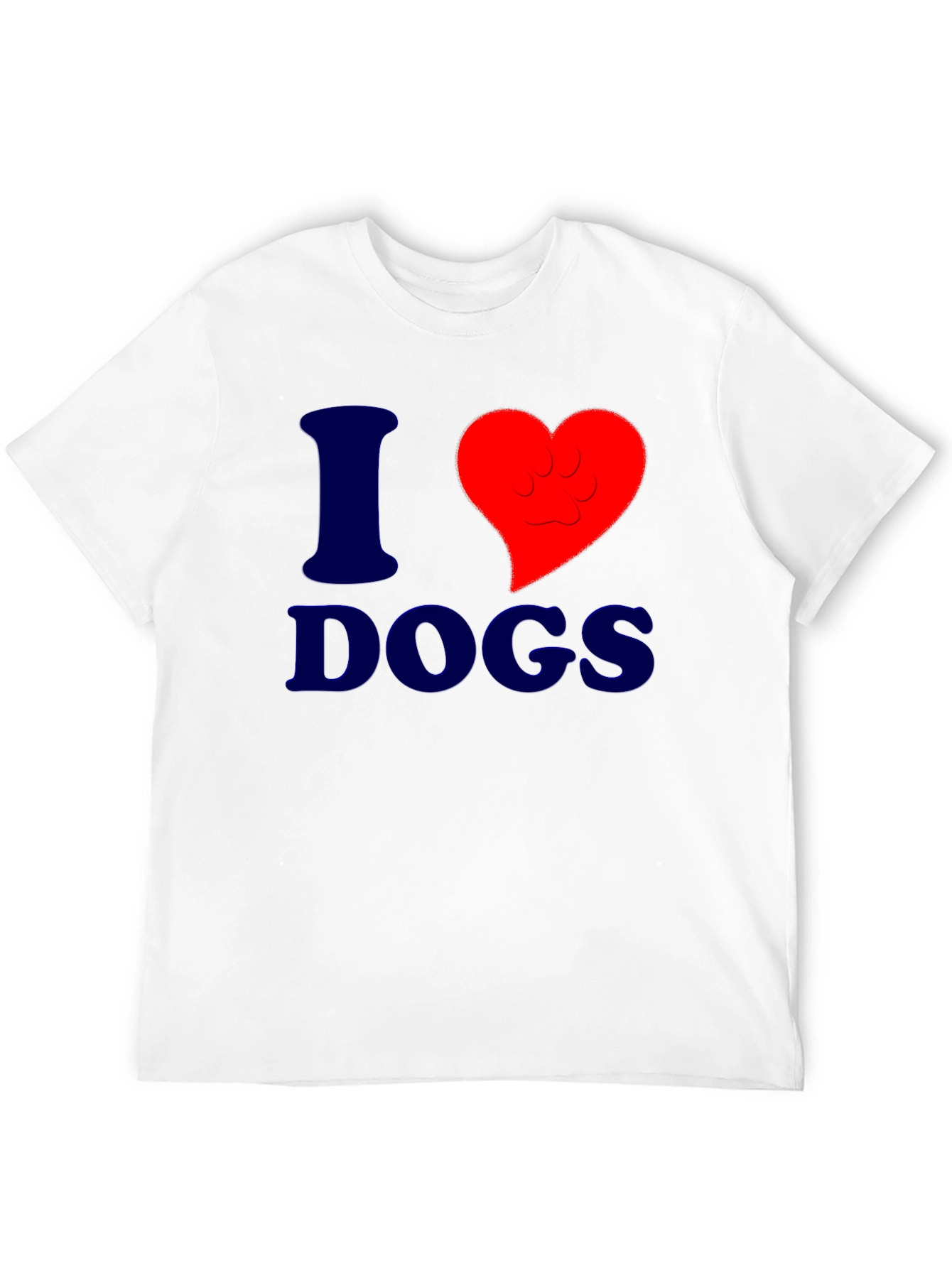 Black I Heart Dogs Graphic Tee - Stylish & Comfortable view 12