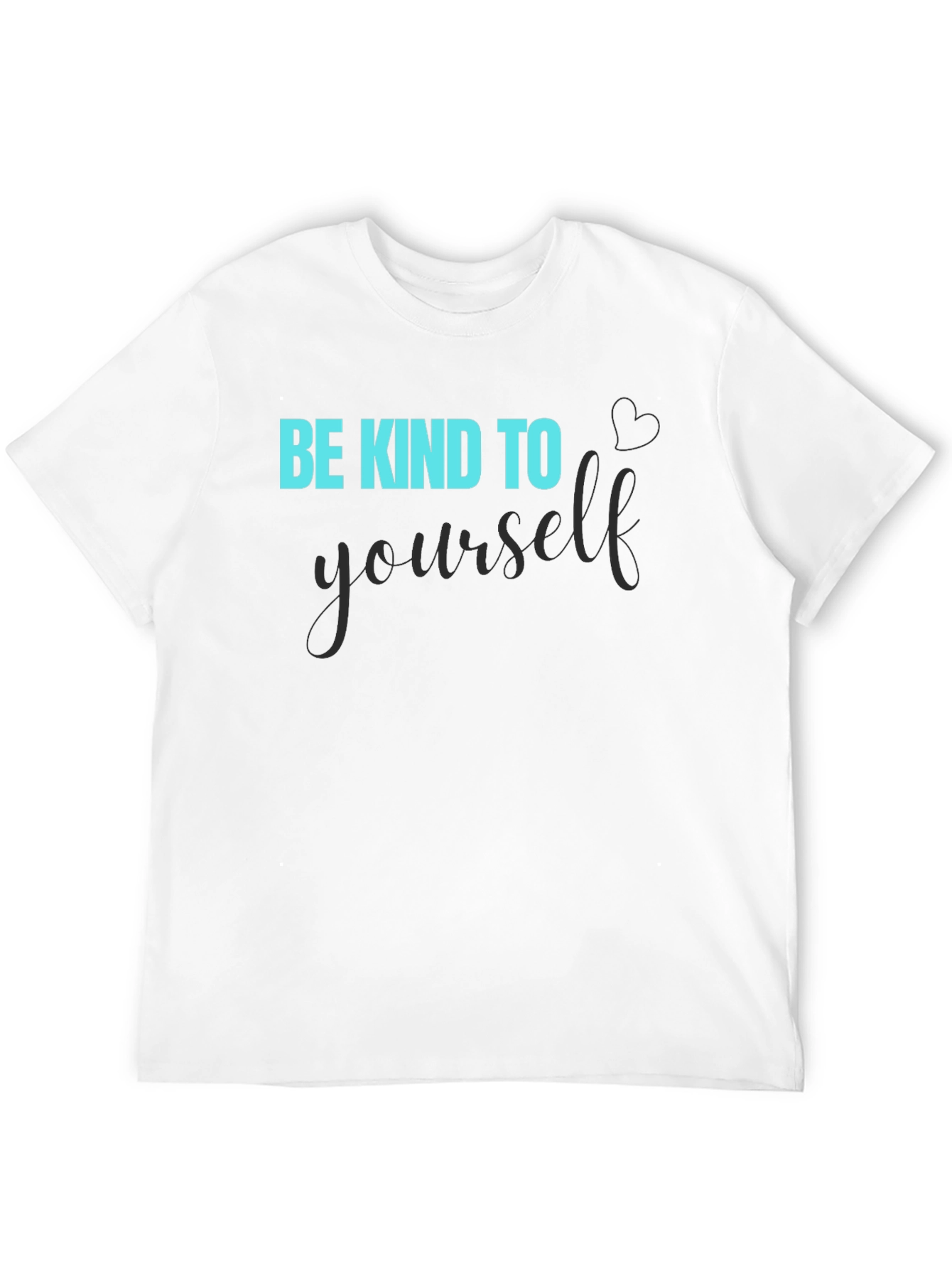 Black Be Kind To Yourself Black Graphic Tee view 12