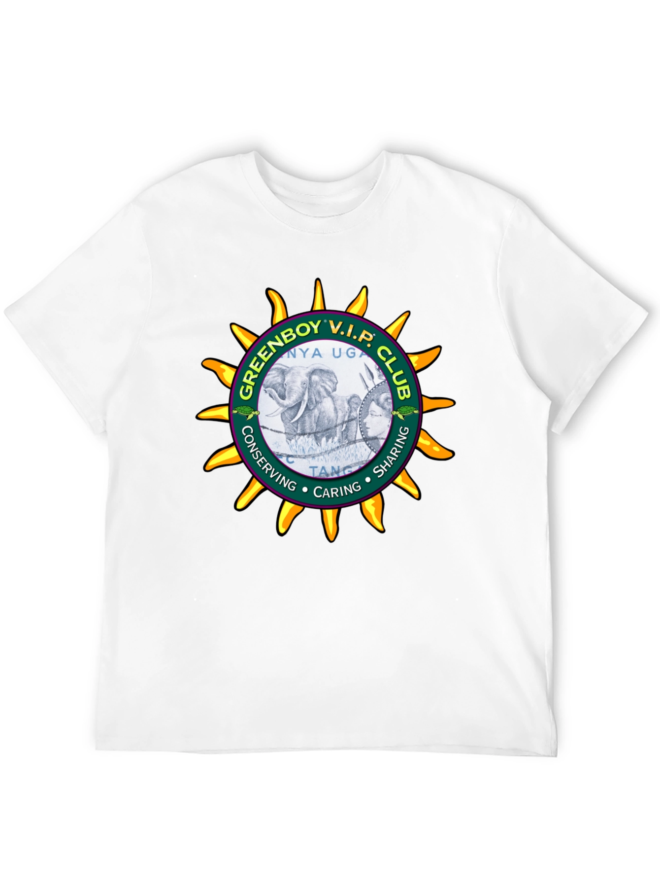 Black Greenboy V.I.P. Club T-Shirt - Conserving Wildlife view 12