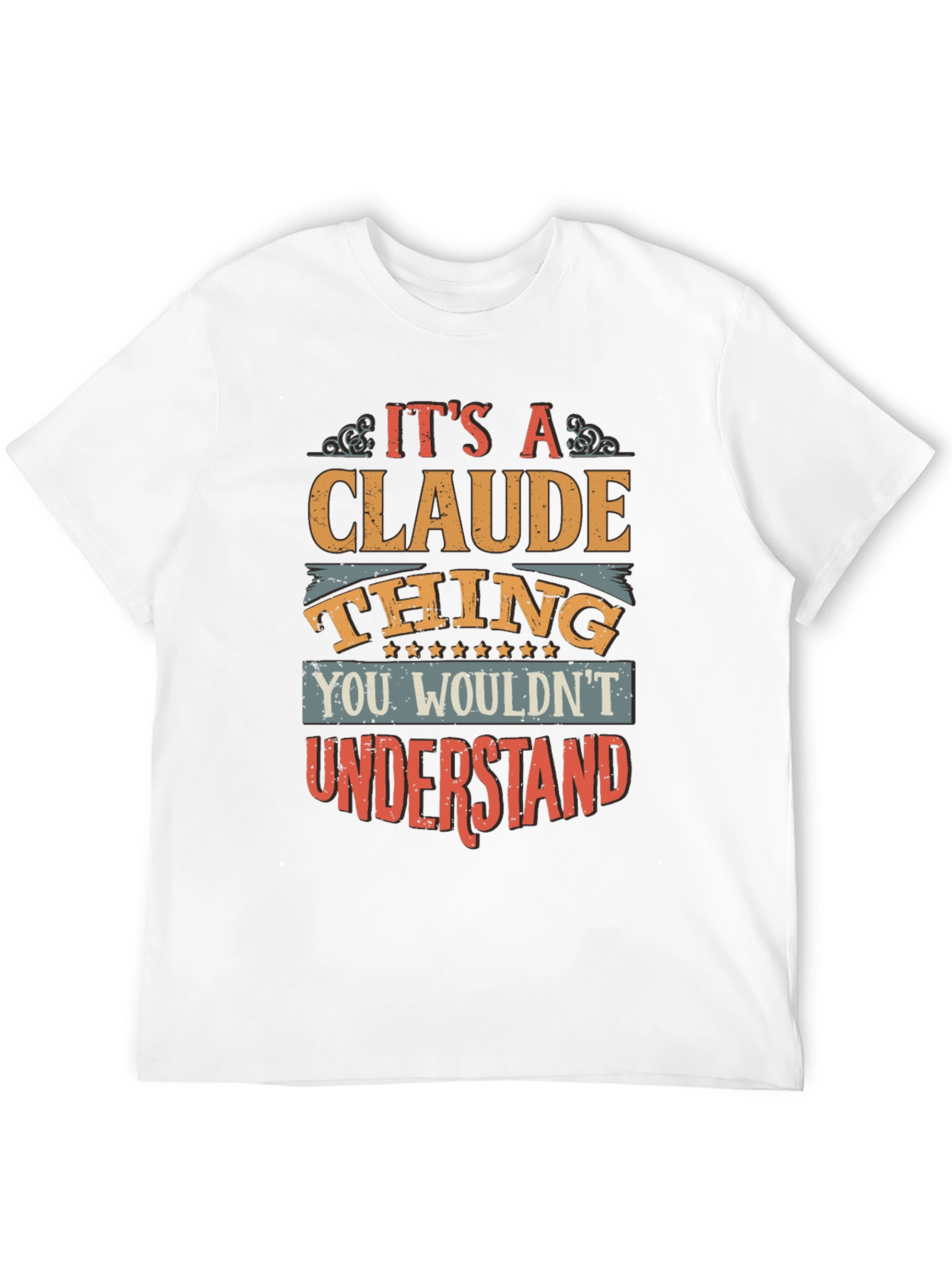 Black It's A Claude Thing - Funny Personalized T-Shirt view 12