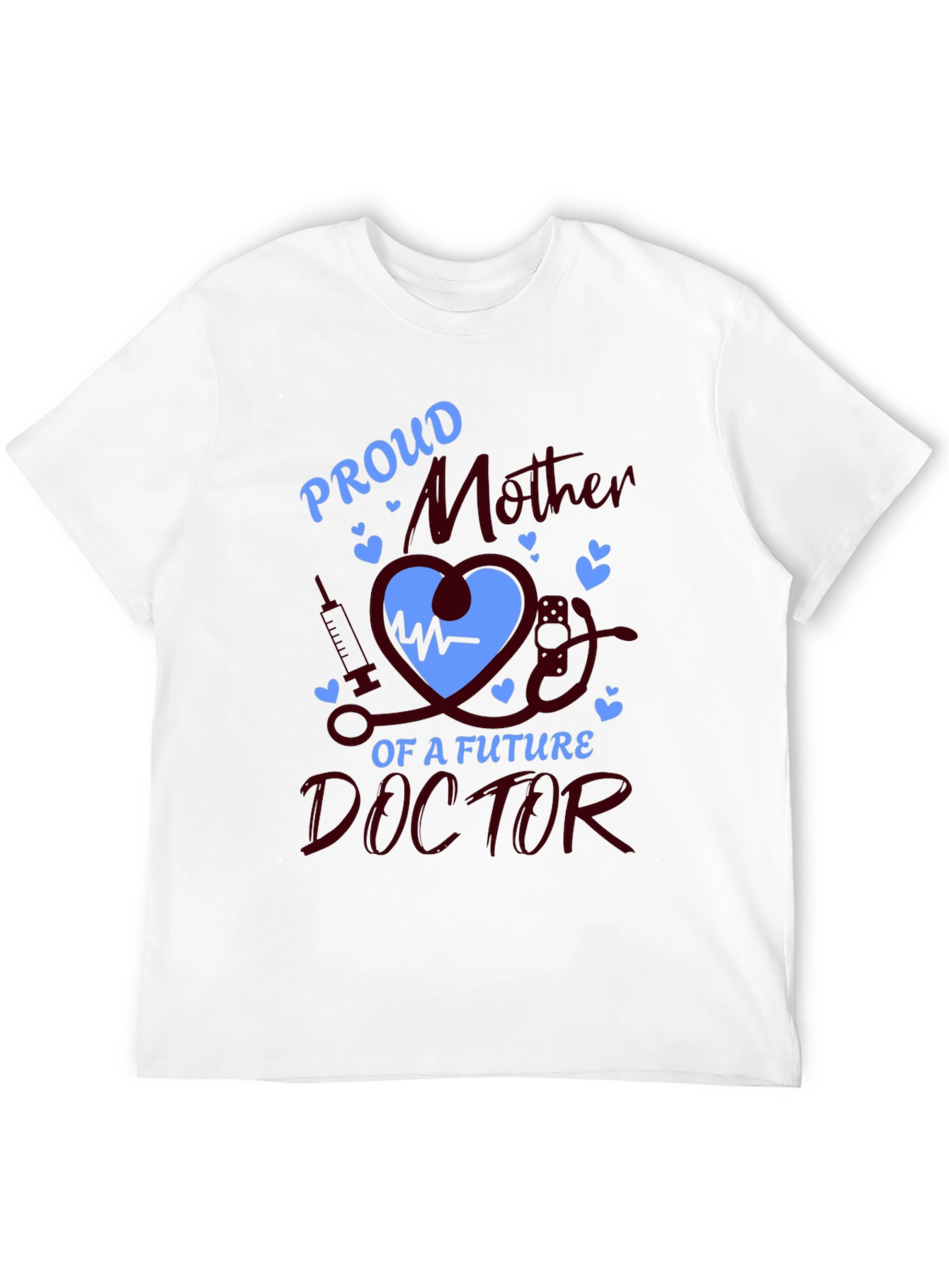 Black Proud Mother of Future Doctor T-Shirt view 12