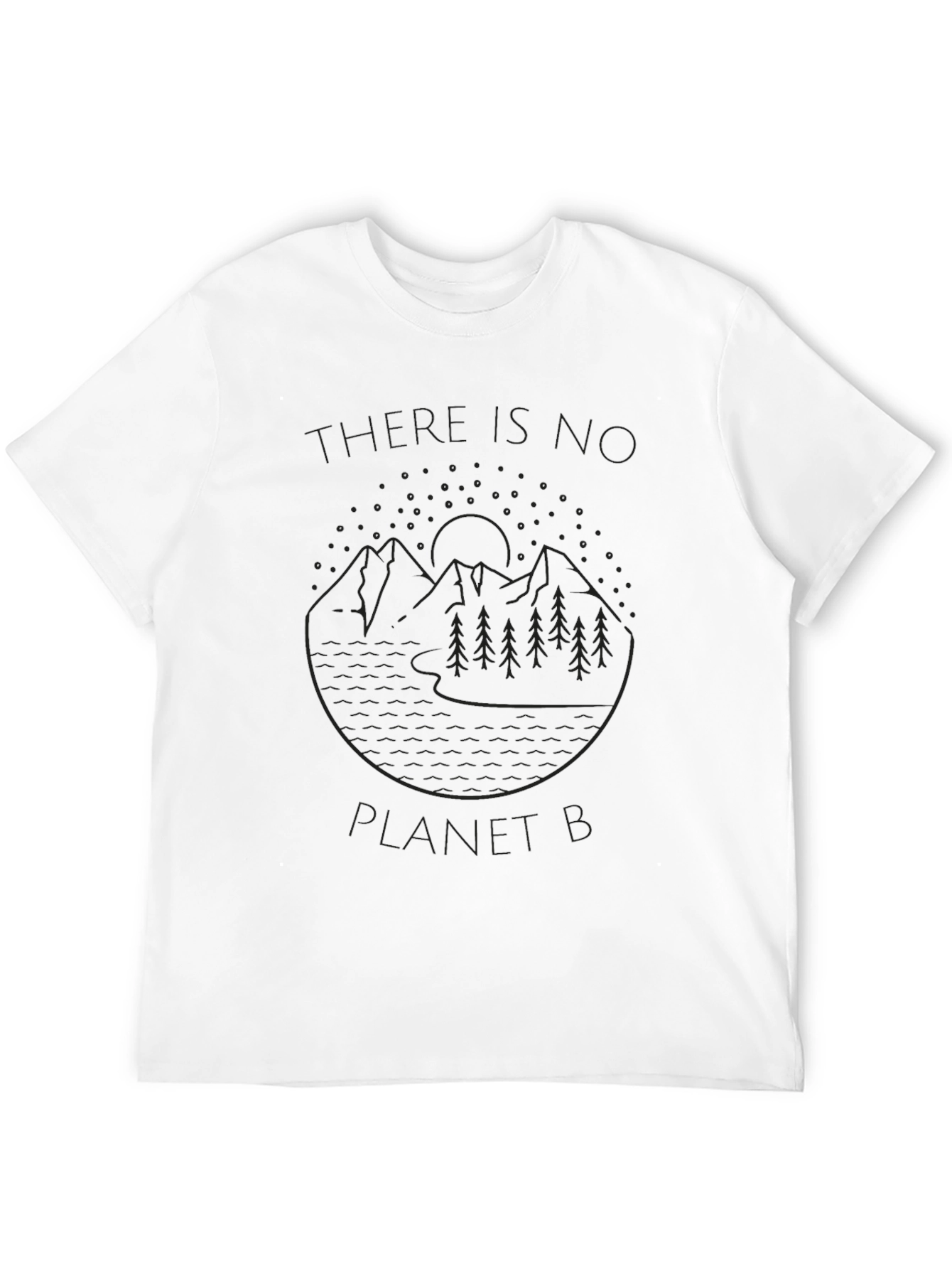 Black Planet B T-Shirt - Earth Conservation Tee view 12