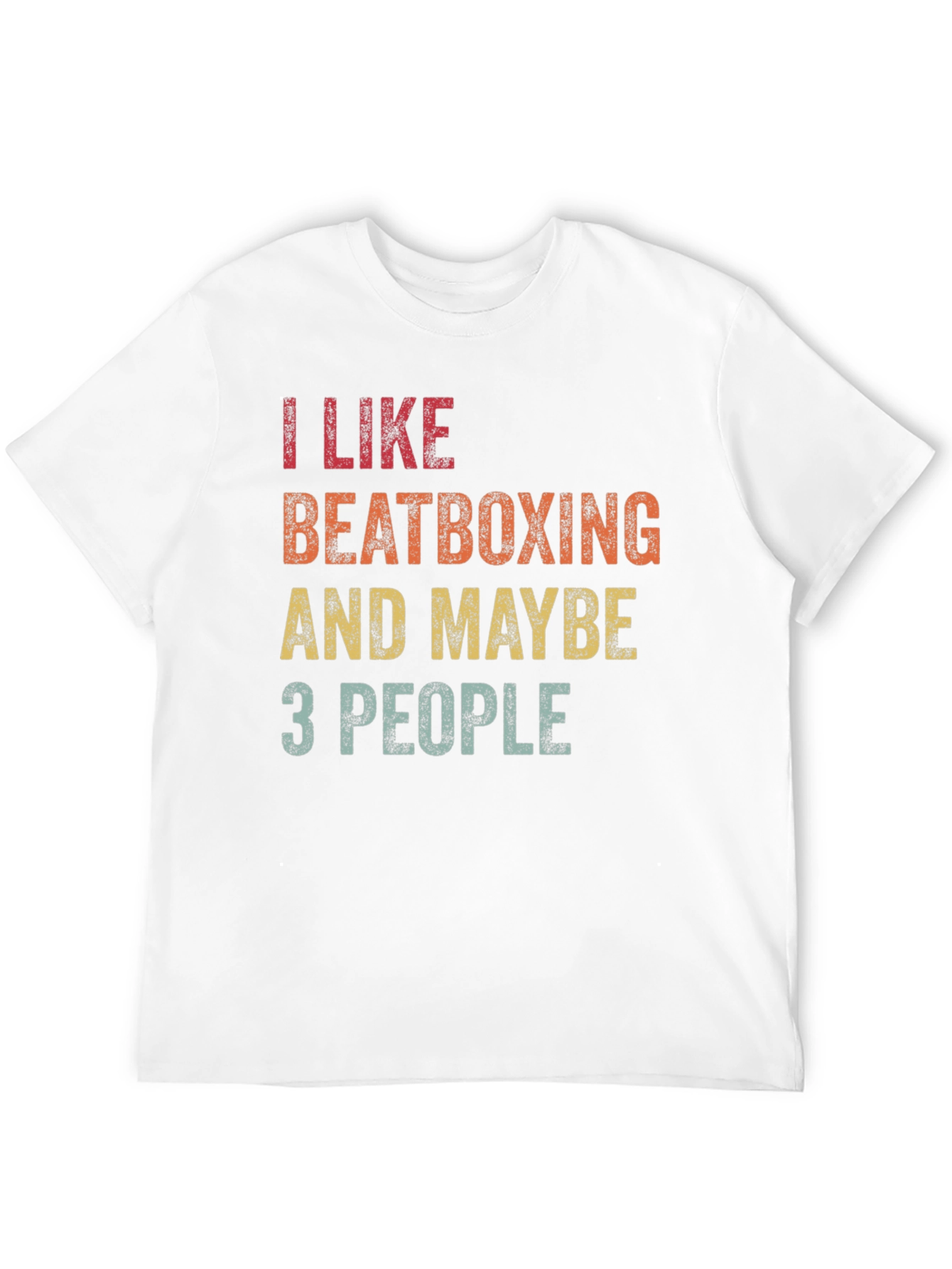 Black I Like Beatboxing Funny Graphic T-Shirt view 12