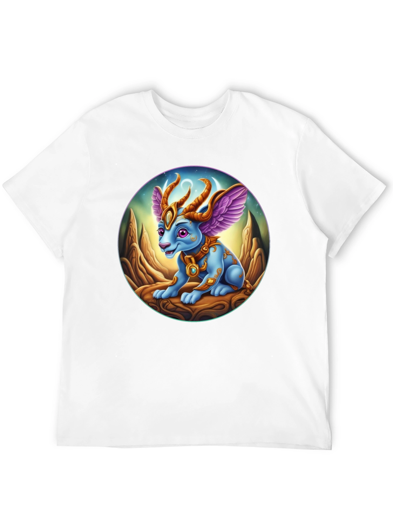 Black Fantasy Dragon T-Shirt - Unique Graphic Tee view 12