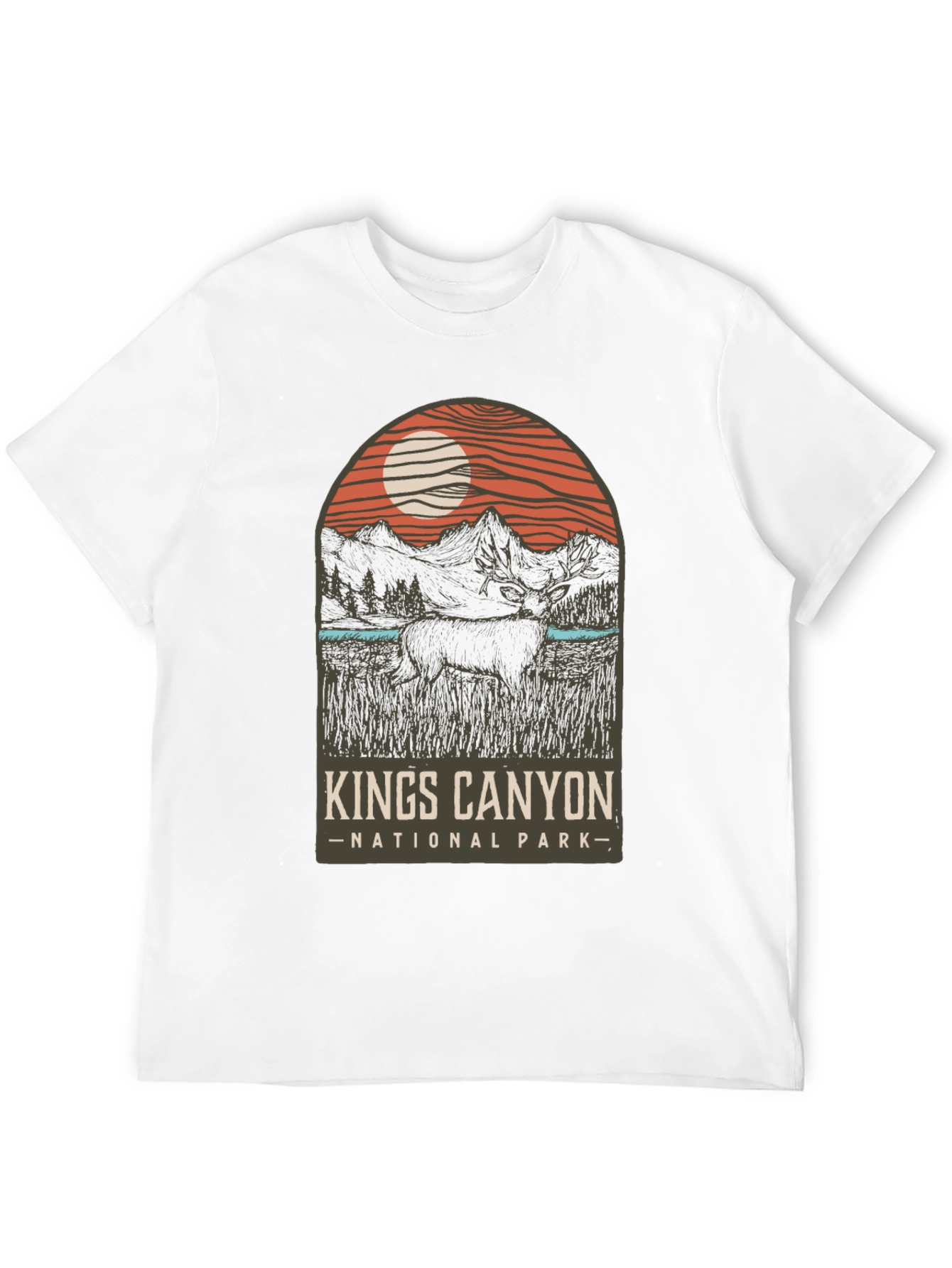 Black Kings Canyon National Park Graphic Tee view 12