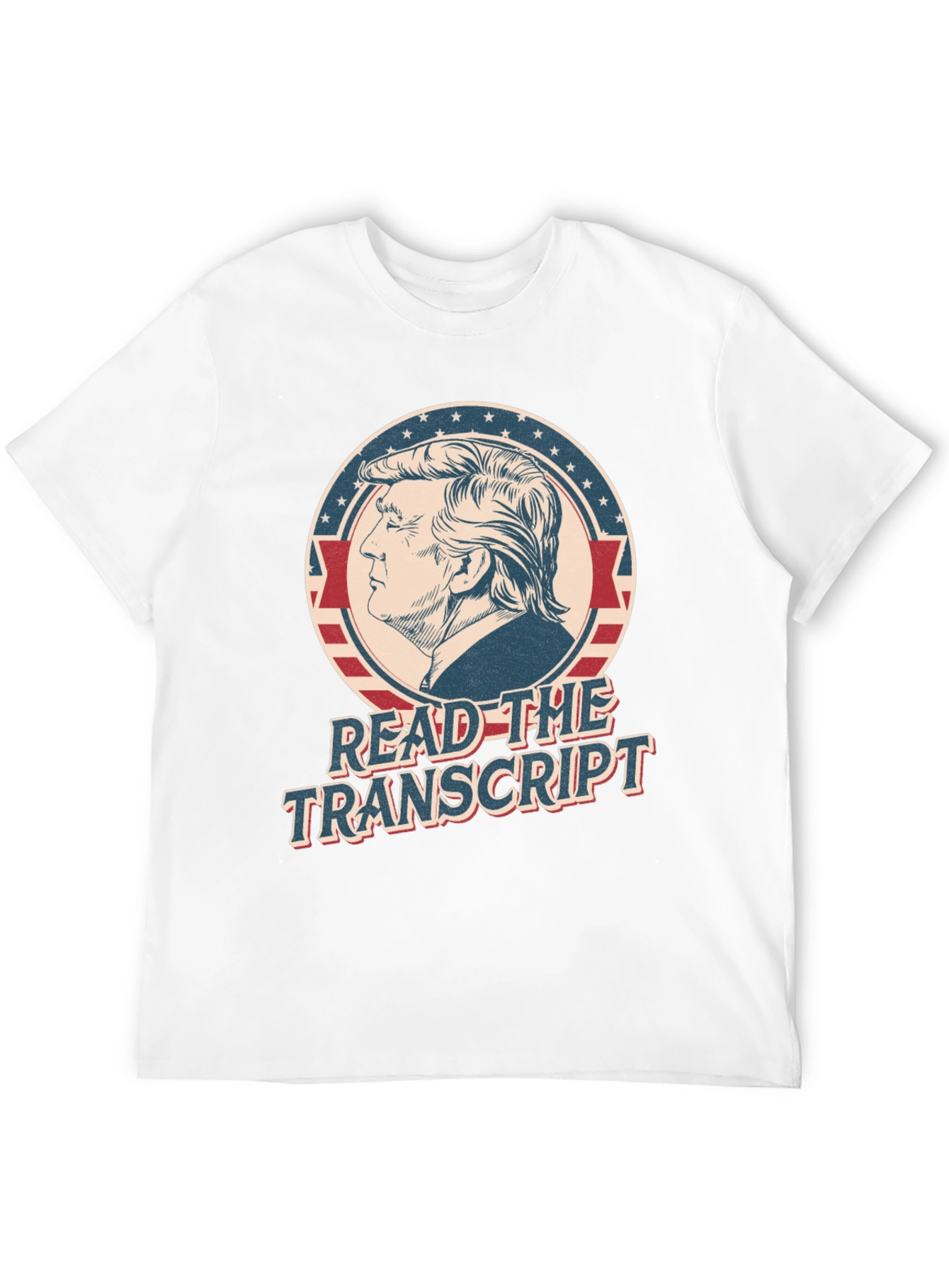 Black Read The Transcript T-Shirt - Political Statement Tee view 12