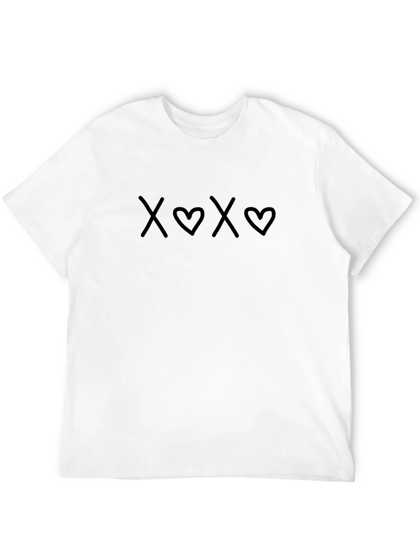 Black XOXO Graphic Black T-Shirt view 12