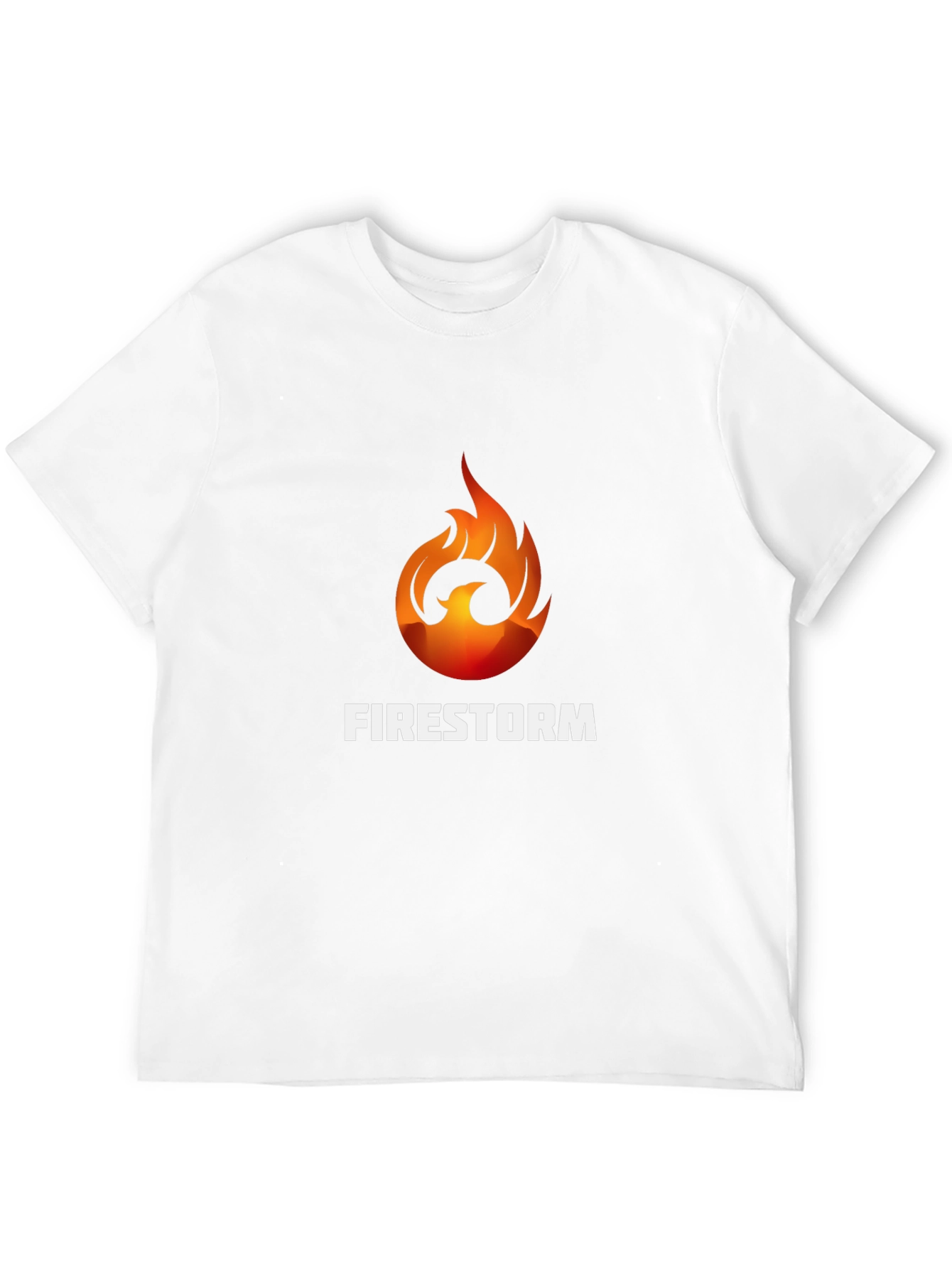 Black Firestorm Graphic Tee - Bold Design, Soft Fabric view 12