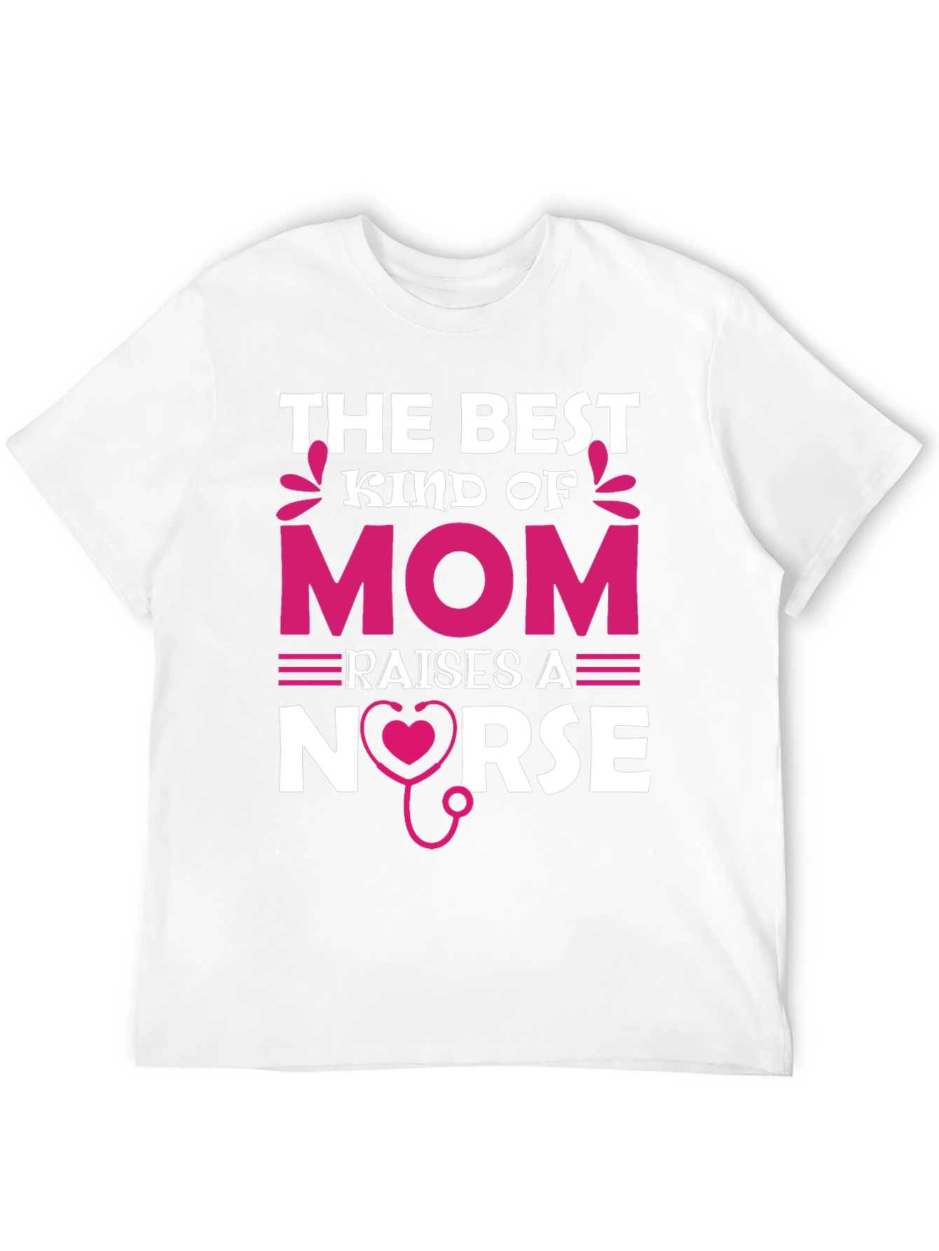 Black Best Kind of Mom Nurse T-Shirt view 12