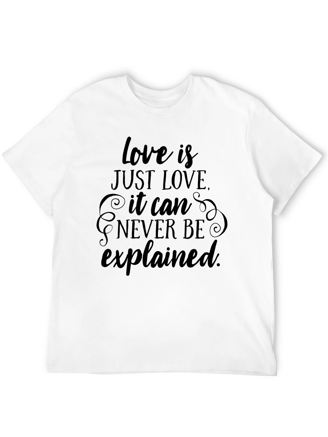Black Love Explained Black T-Shirt view 12