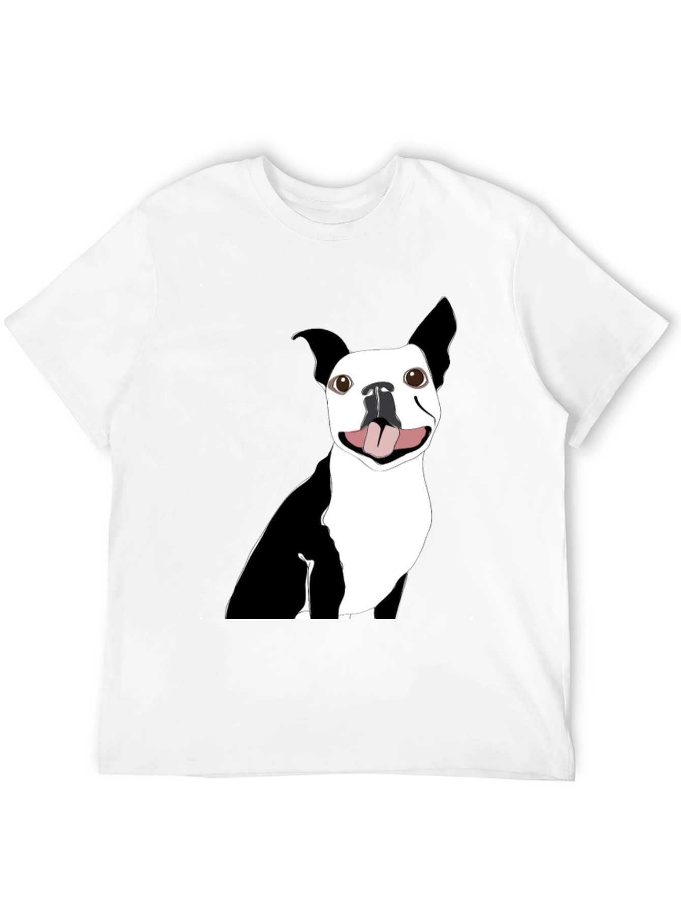 Black Boston Terrier Graphic Tee - Soft Cotton Blend view 12
